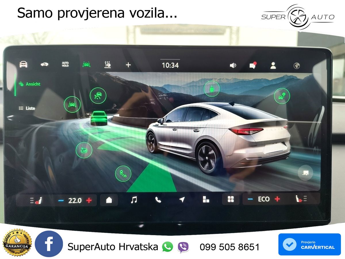 Škoda Enyaq Coupe iV 85 82 kWh (286 KS) SportLine LED+GR SJED+ACC