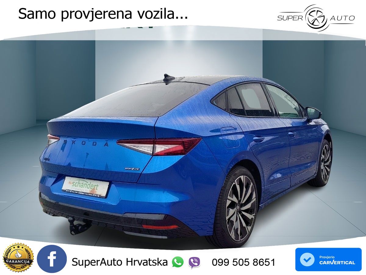 Škoda Enyaq Coupe iV 85 82 kWh (286 KS) SportLine LED+GR SJED+ACC
