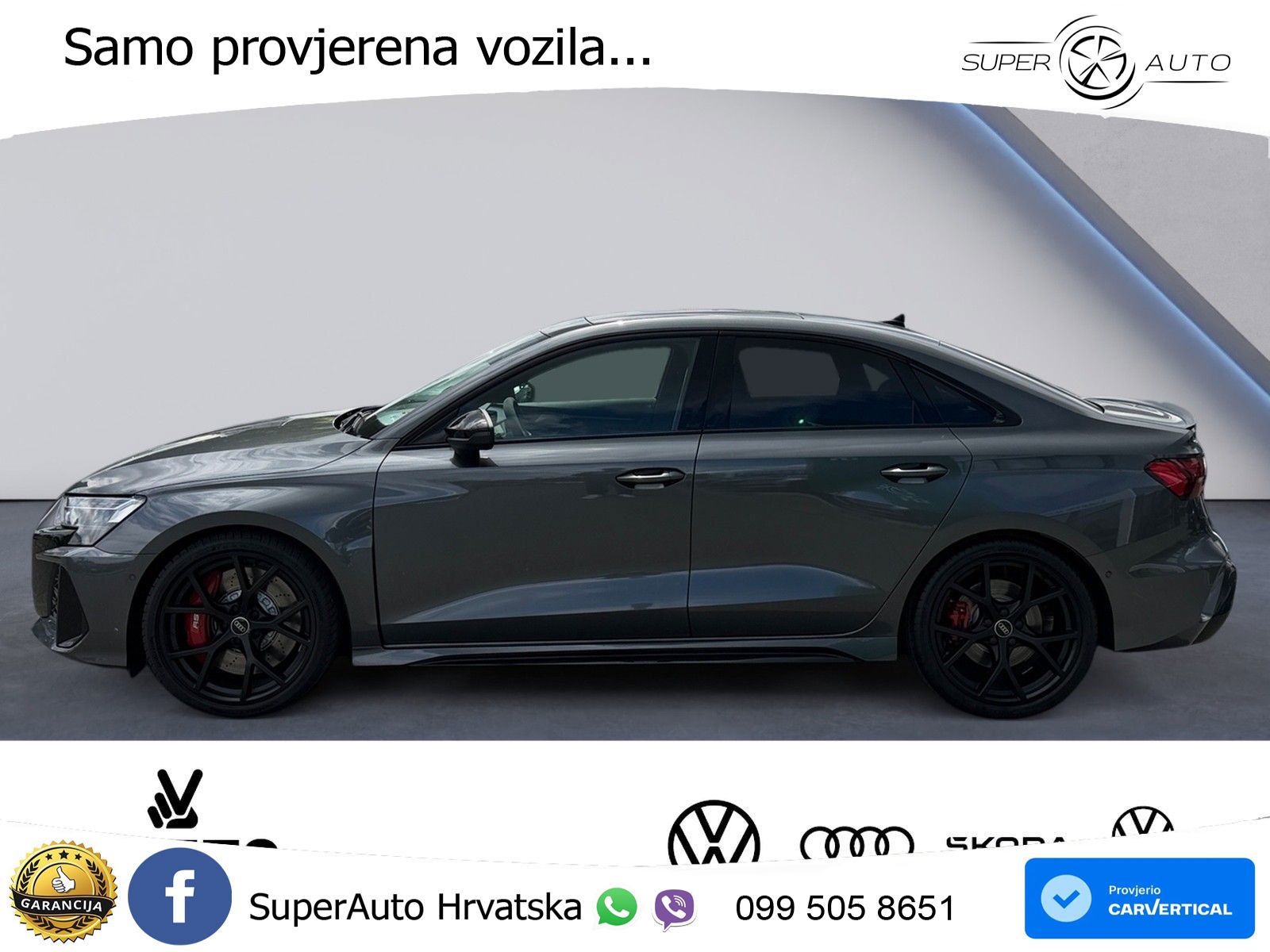 Audi RS3 Sedan 2.5 TFSI (400 KS) quattro S tronic LED+GR SJED+ACC