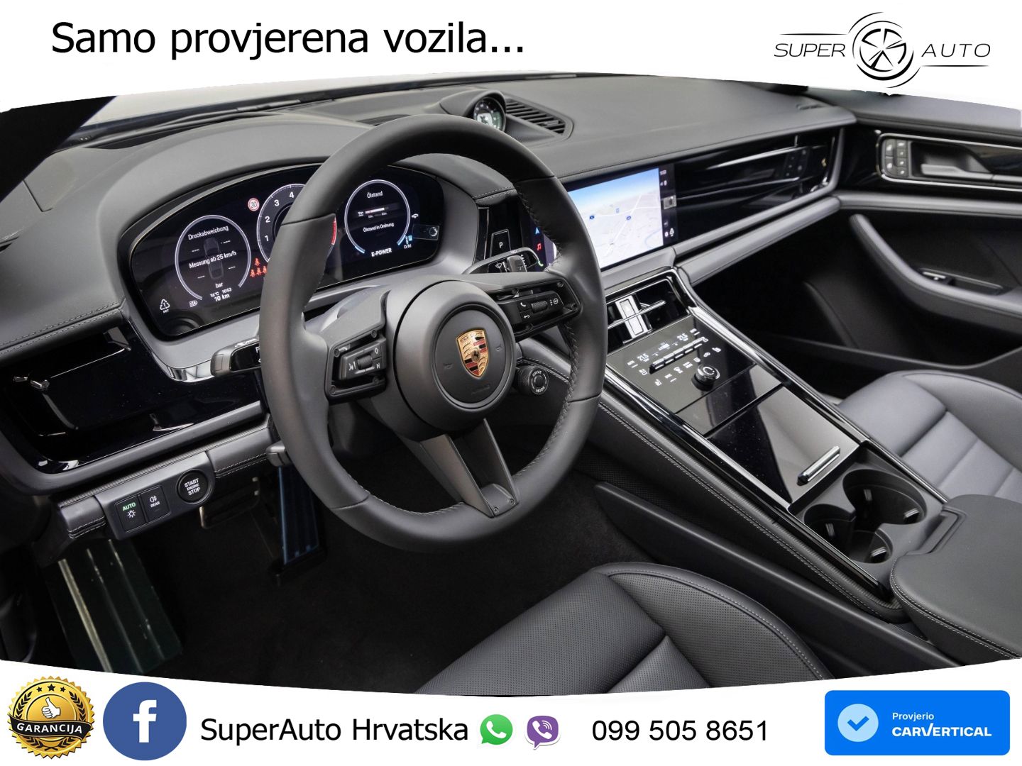 Porsche Panamera 4S 2.9 V6 (544 KS) E-Hybrid PDK ZRAČNI+ACC+GR SJED+KAM+PANO