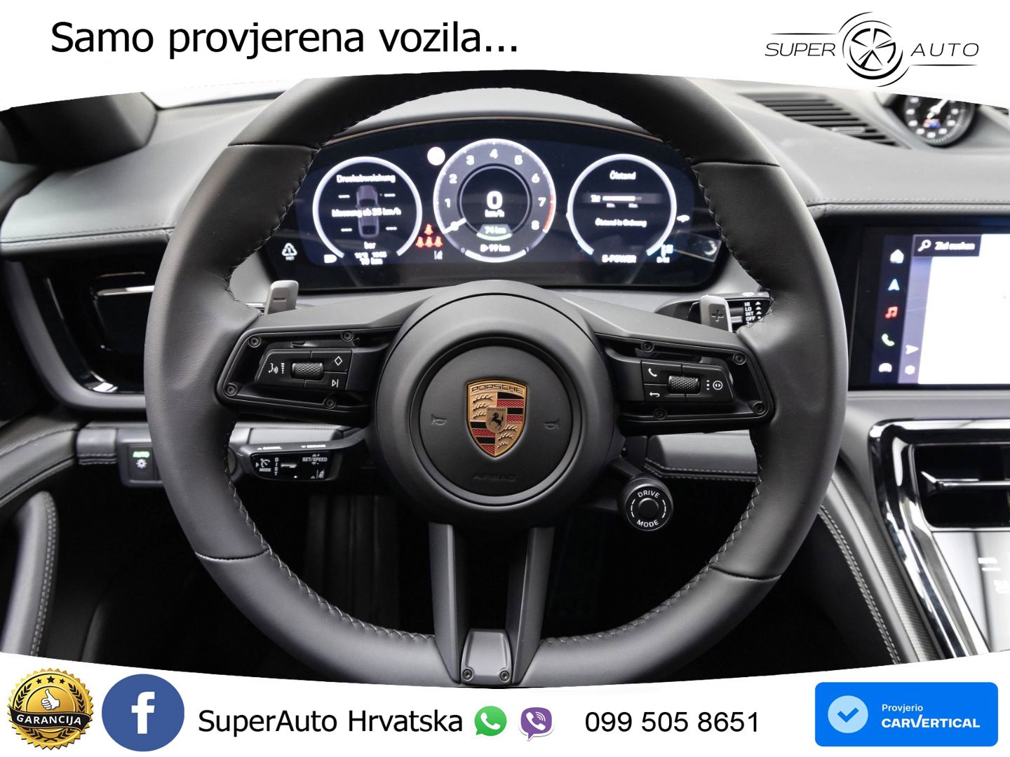 Porsche Panamera 4S 2.9 V6 (544 KS) E-Hybrid PDK ZRAČNI+ACC+GR SJED+KAM+PANO