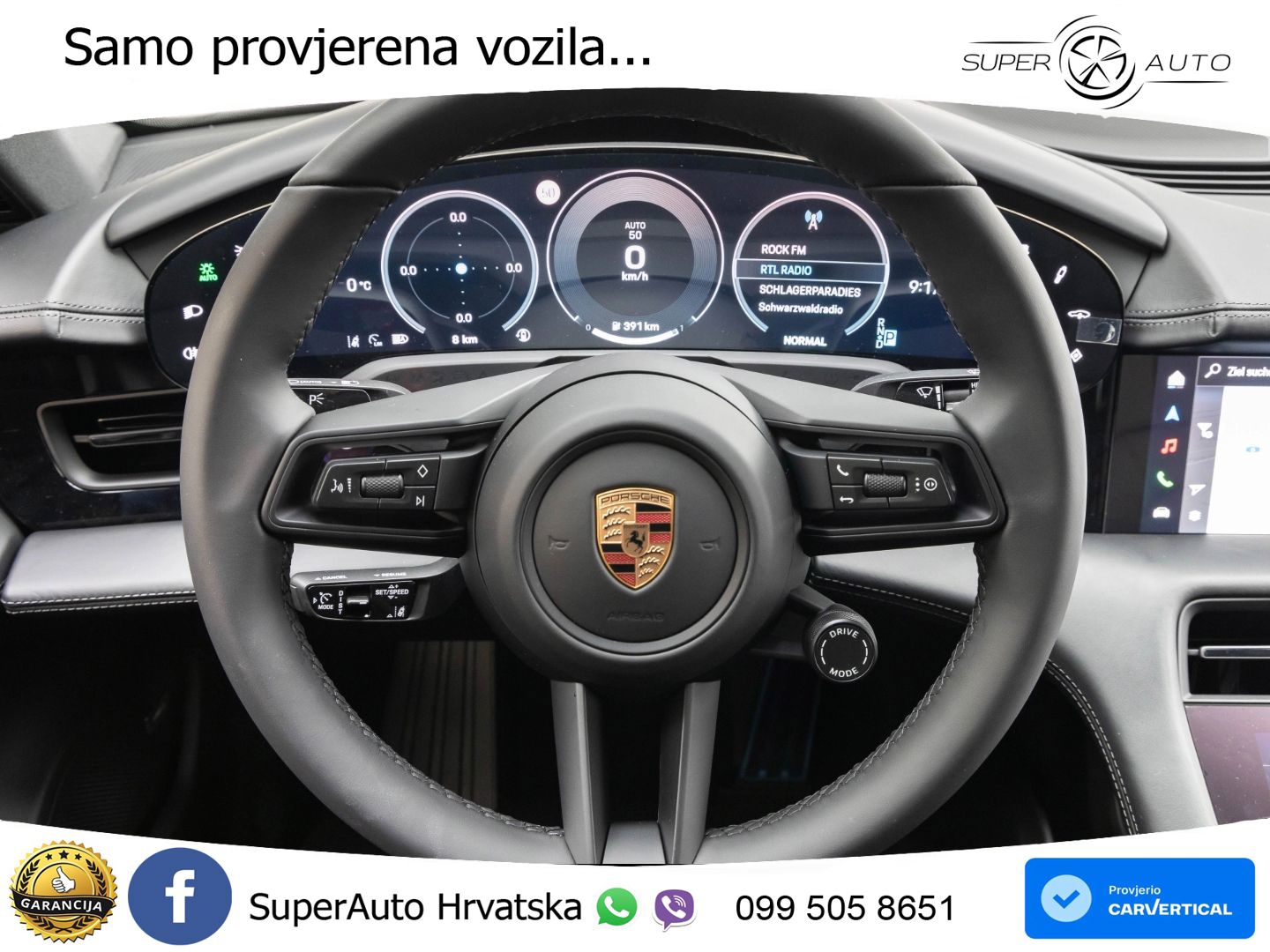 Porsche Taycan 4S 105 kWh (598 KS)