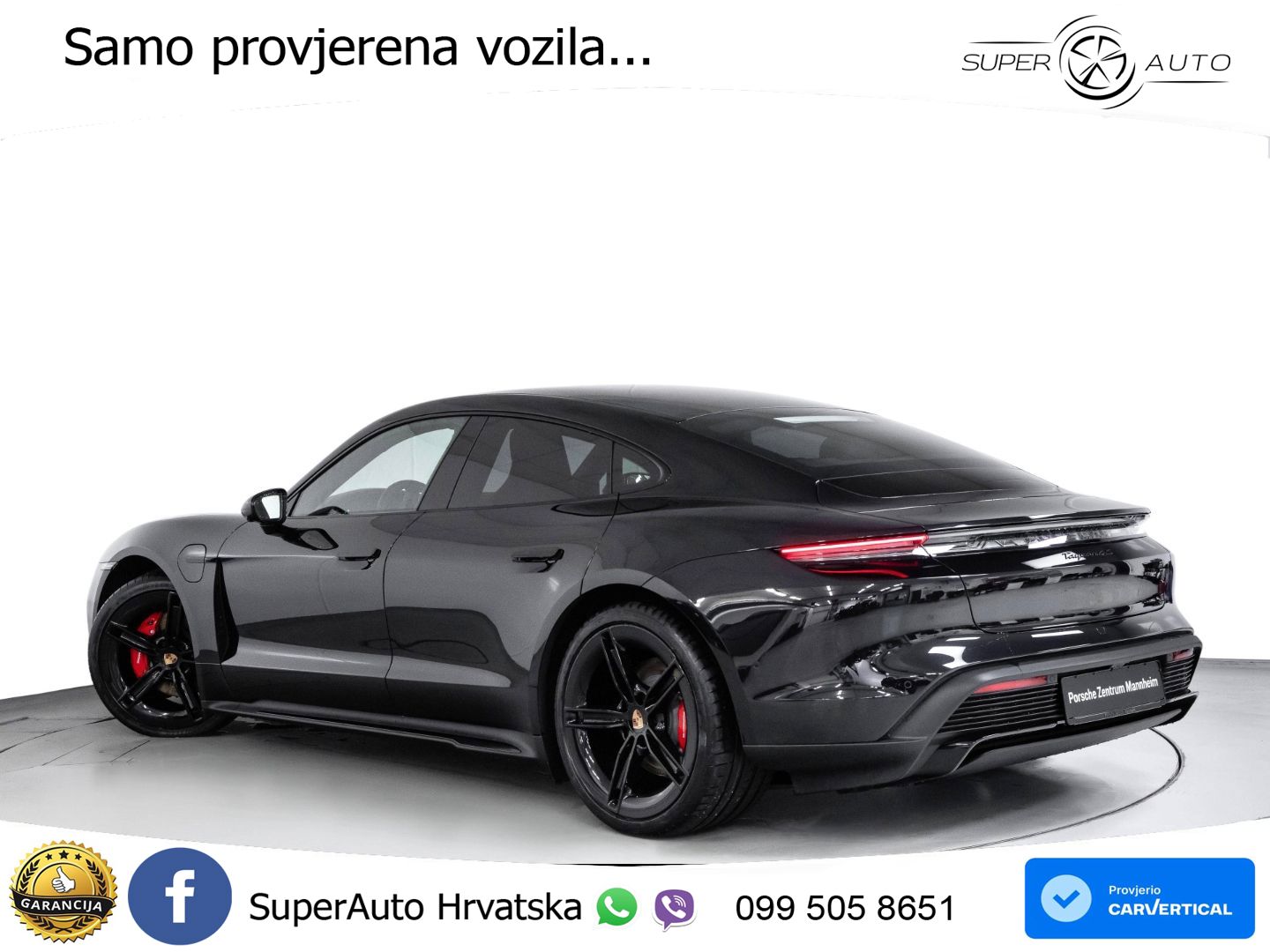 Porsche Taycan 4S 105 kWh (598 KS)