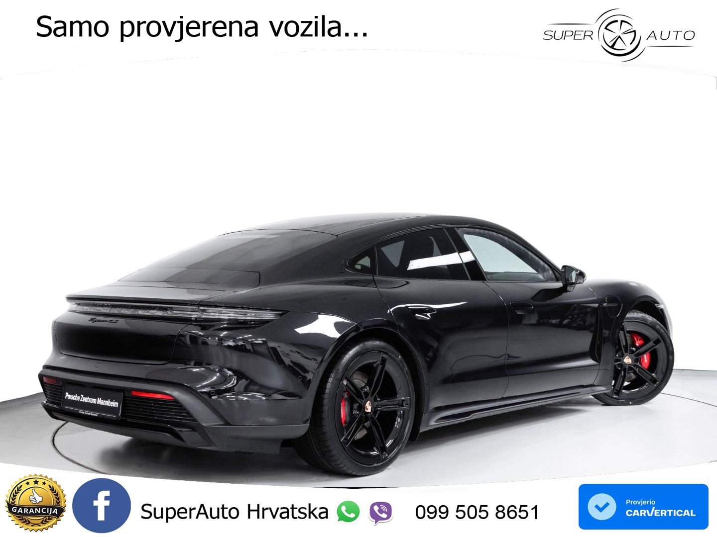 Porsche Taycan 4S 105 kWh (598 KS)