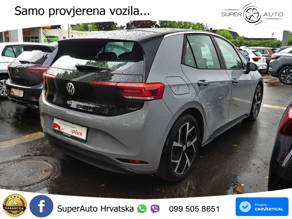 Volkswagen ID.3 Pro 62 kWh (204 KS)