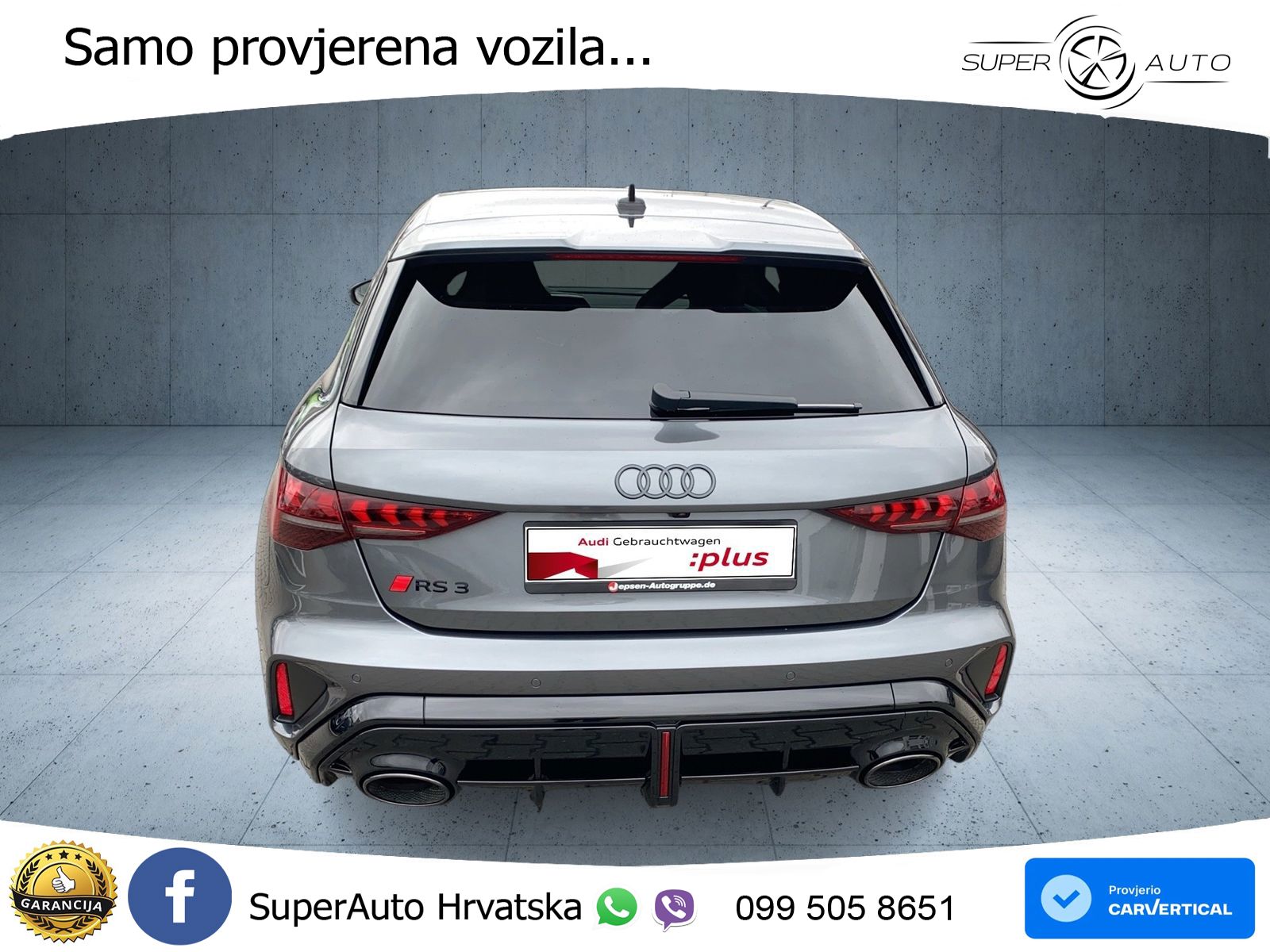 Audi RS3 Sportback 2.5 TFSI (400 KS) quattro S tronic LED+GR SJED+ACC