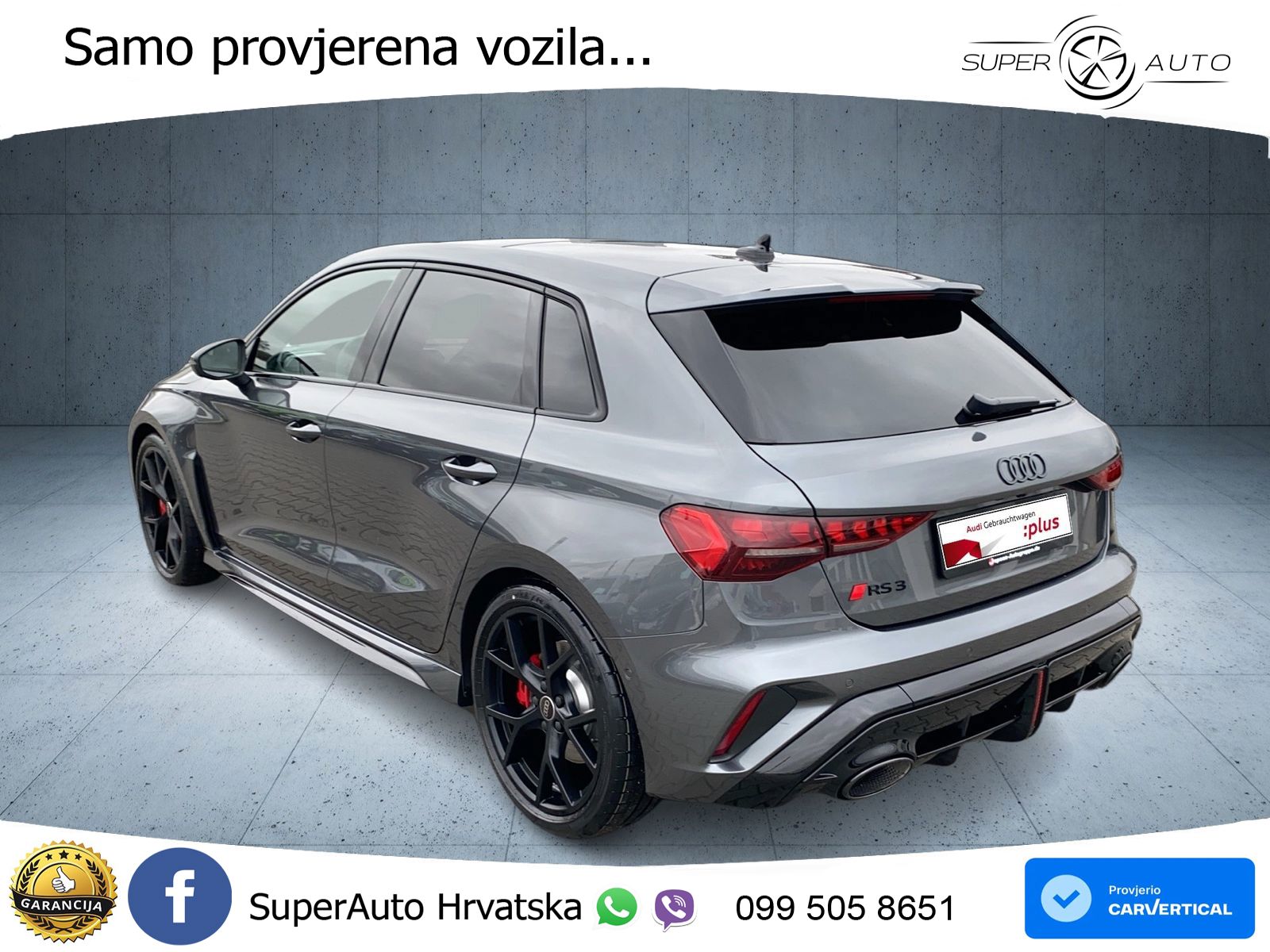 Audi RS3 Sportback 2.5 TFSI (400 KS) quattro S tronic LED+GR SJED+ACC