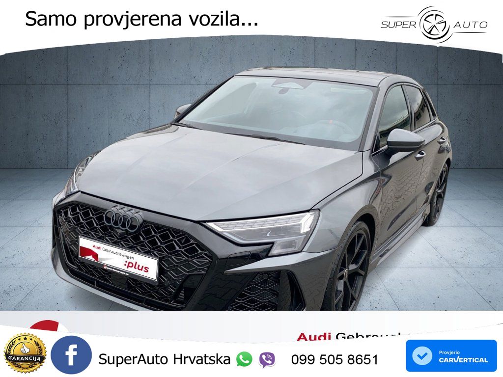 Audi RS3 Sportback 2.5 TFSI (400 KS) quattro S tronic LED+GR SJED+ACC