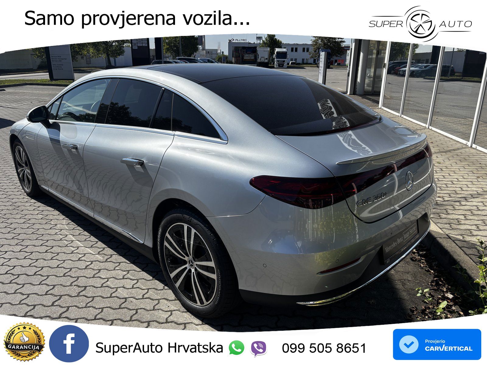 Mercedes EQE 350 98 kWh (292 KS)