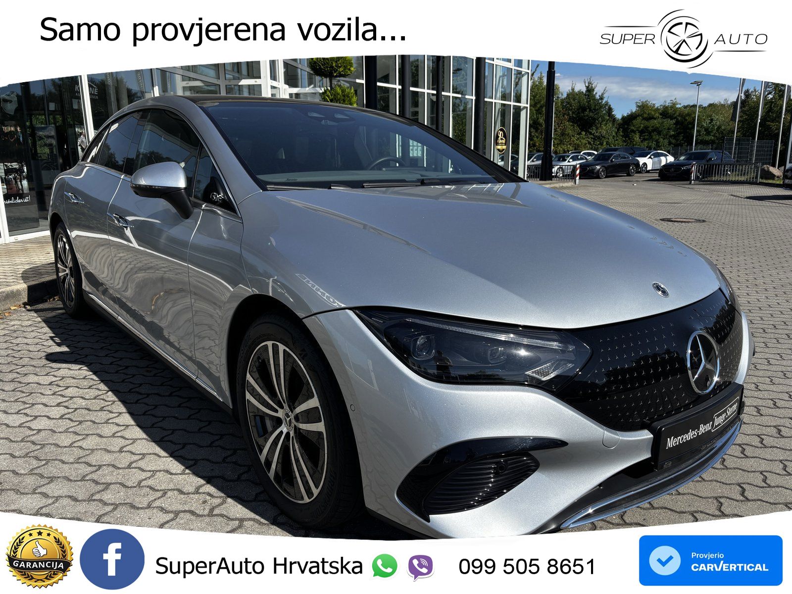 Mercedes EQE 350 98 kWh (292 KS)