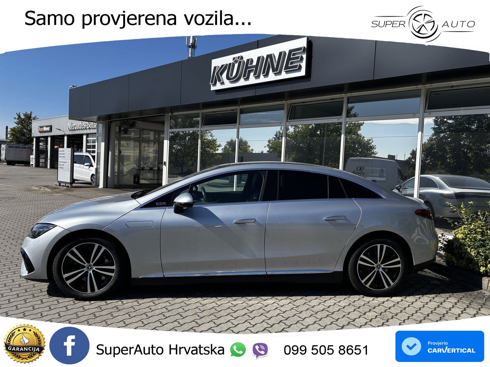 Mercedes EQE 350 98 kWh (292 KS)