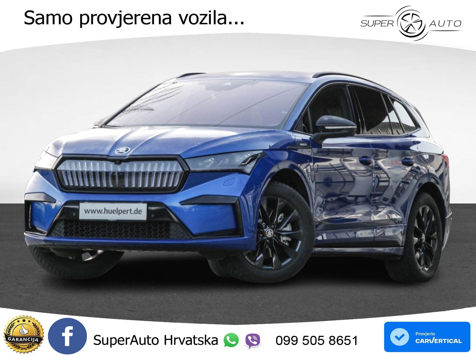 Škoda Enyaq 85 82 kWh (286 KS) SportLine LED+GR SJED+ACC