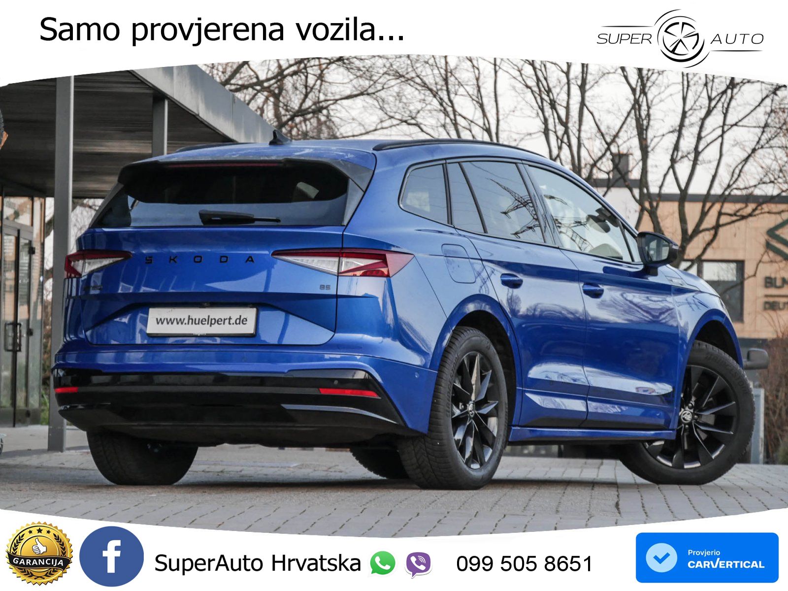 Škoda Enyaq 85 82 kWh (286 KS) SportLine LED+GR SJED+ACC