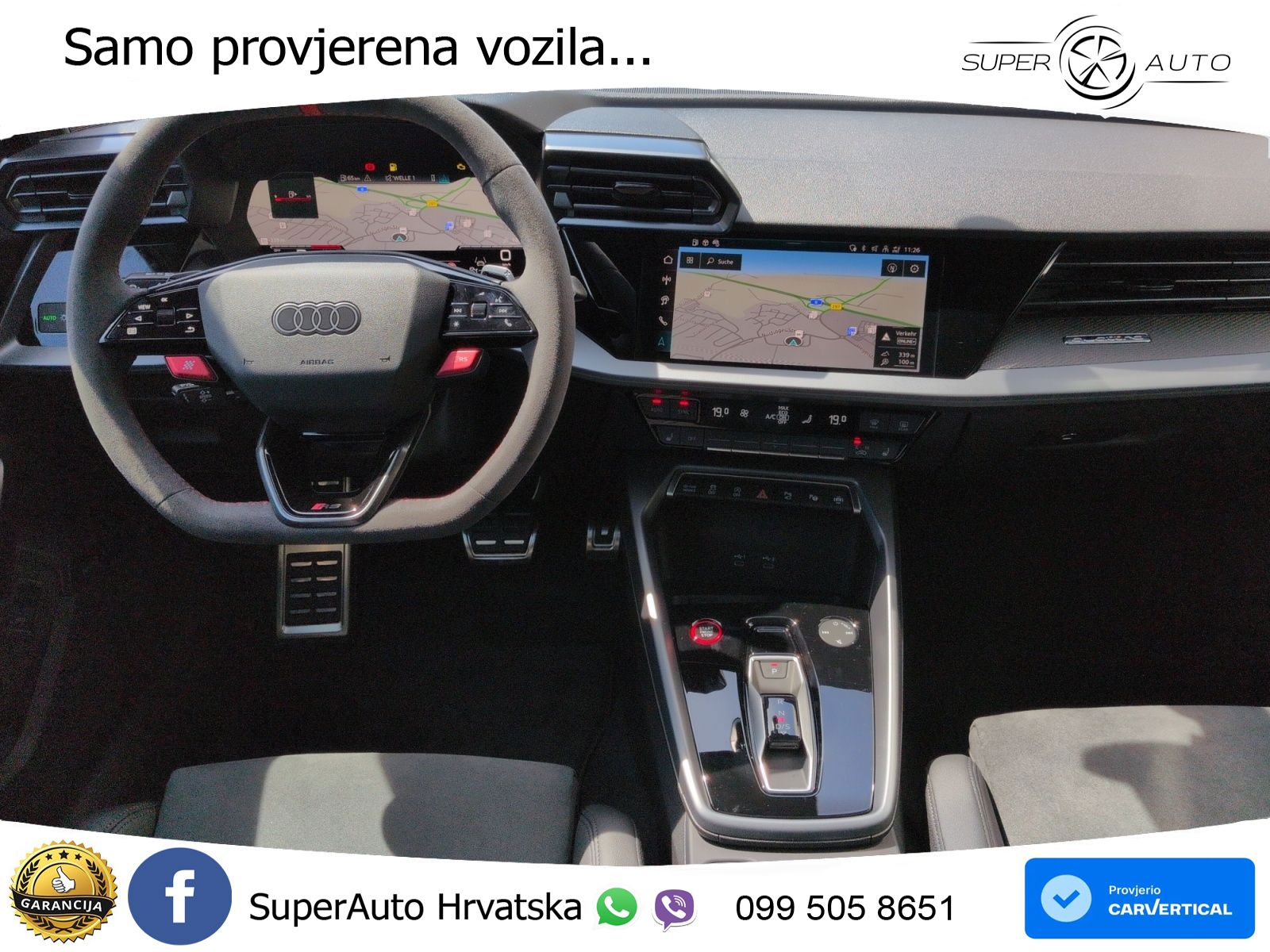 Audi RS3 Sedan 2.5 TFSI (400 KS) quattro S tronic LED+GR SJED+ACC