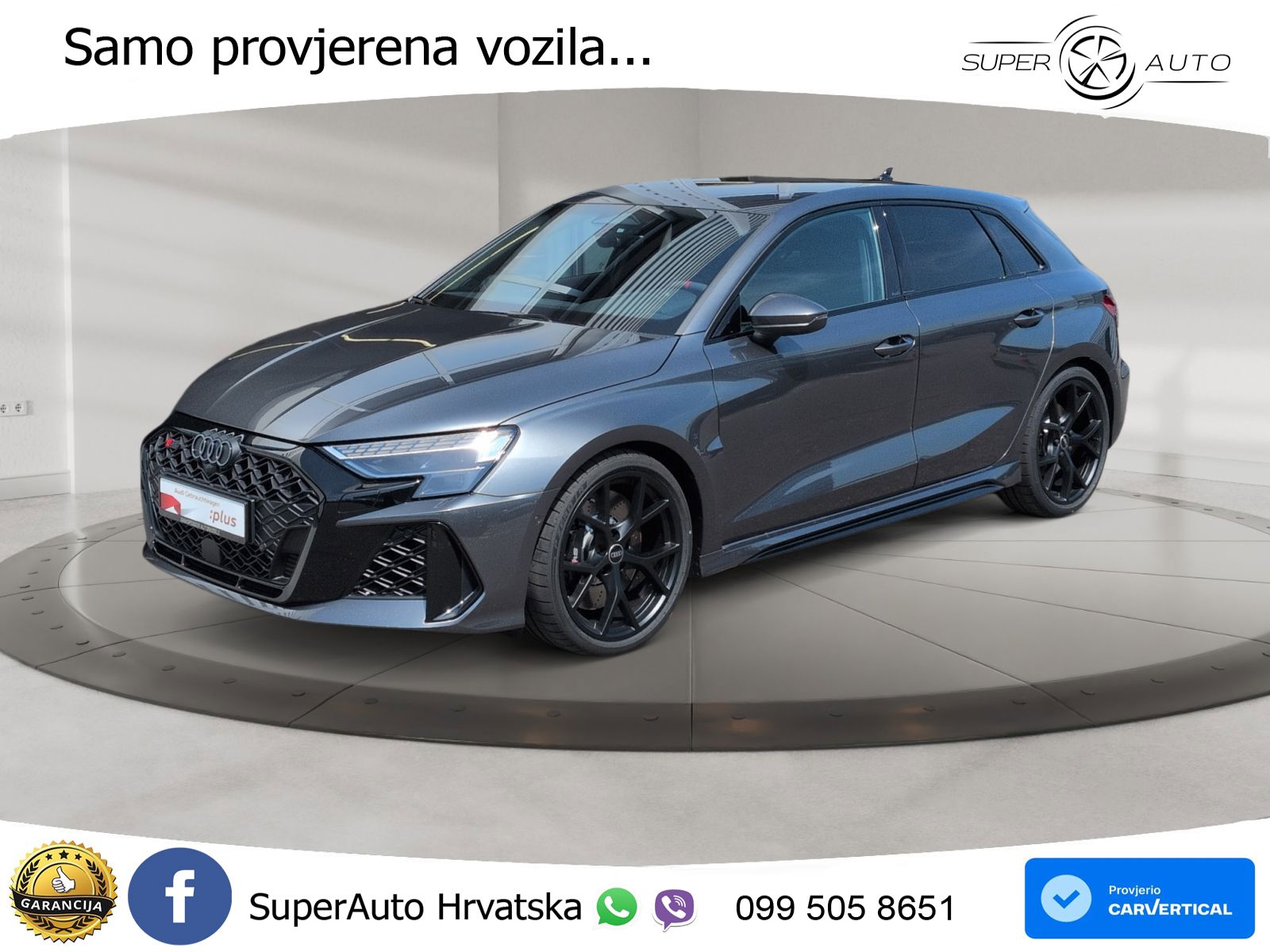 Audi RS3 Sedan 2.5 TFSI (400 KS) quattro S tronic LED+GR SJED+ACC