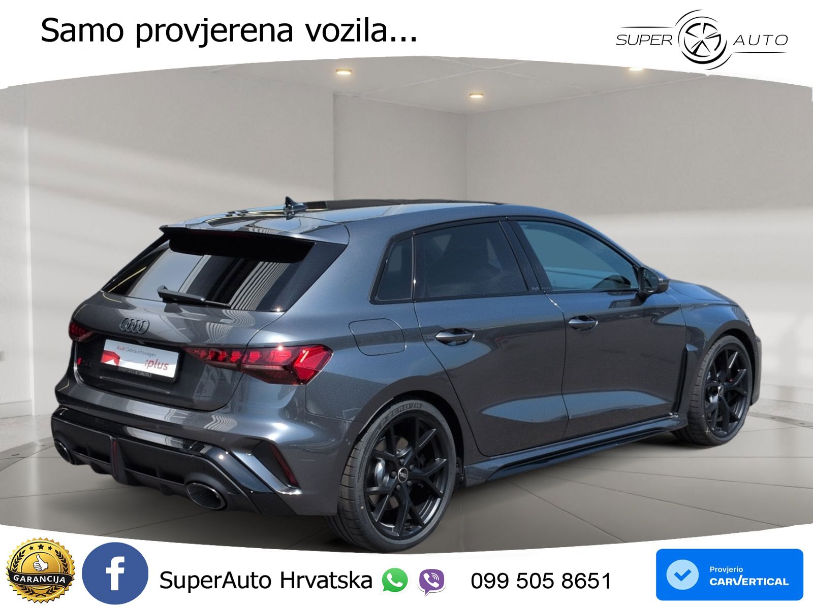 Audi RS3 Sedan 2.5 TFSI (400 KS) quattro S tronic LED+GR SJED+ACC