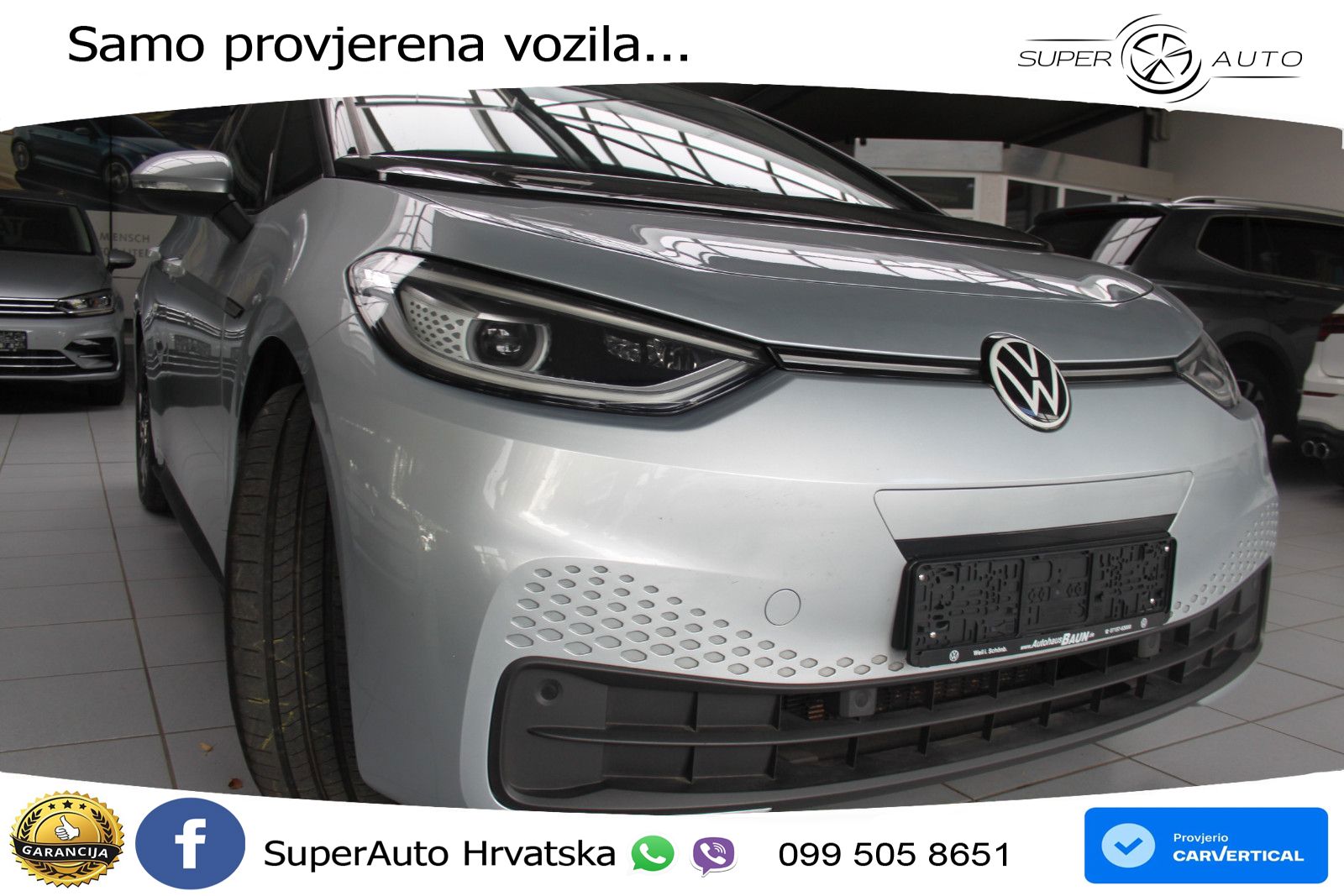 Volkswagen ID.3 Pro Performance 62 kWh (204 KS)