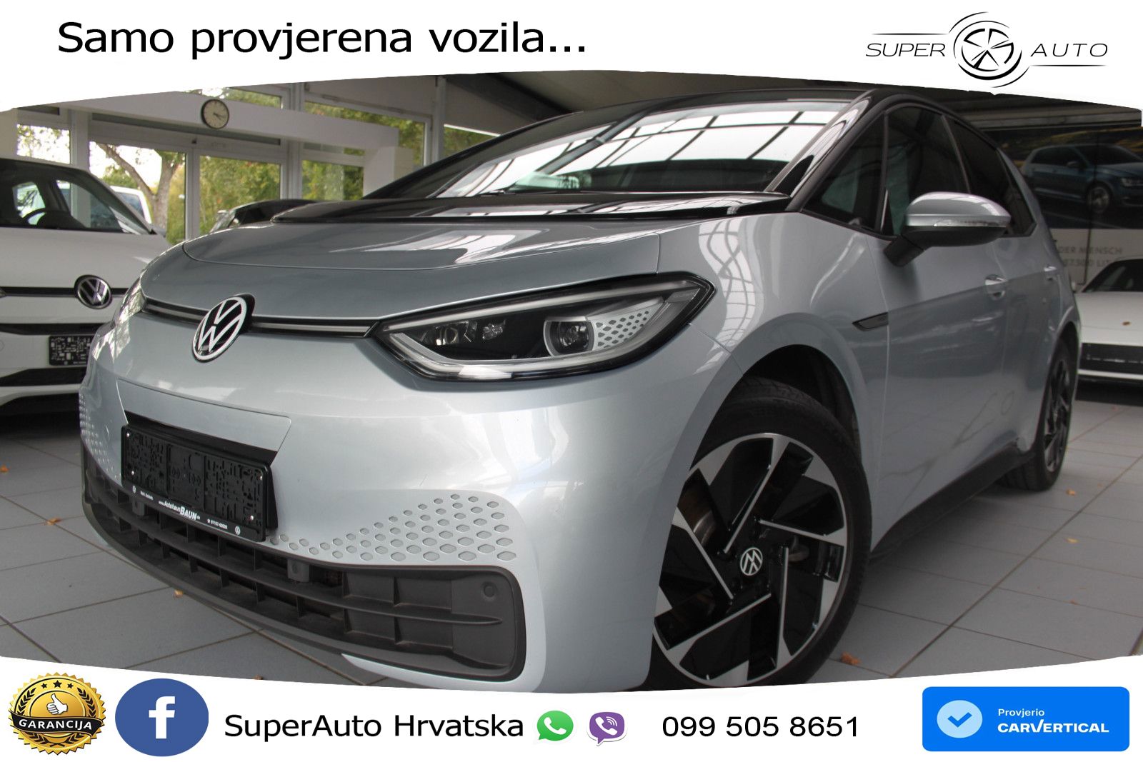 Volkswagen ID.3 Pro Performance 62 kWh (204 KS)