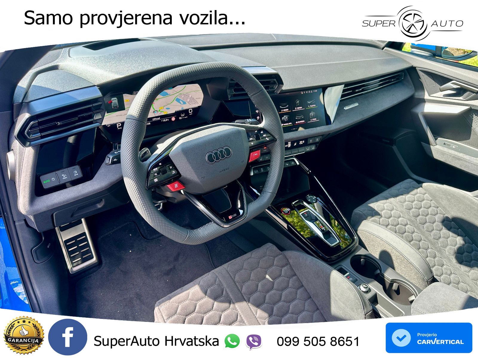 Audi RS3 Sedan 2.5 TFSI (400 KS) quattro S tronic LED+GR SJED+ACC