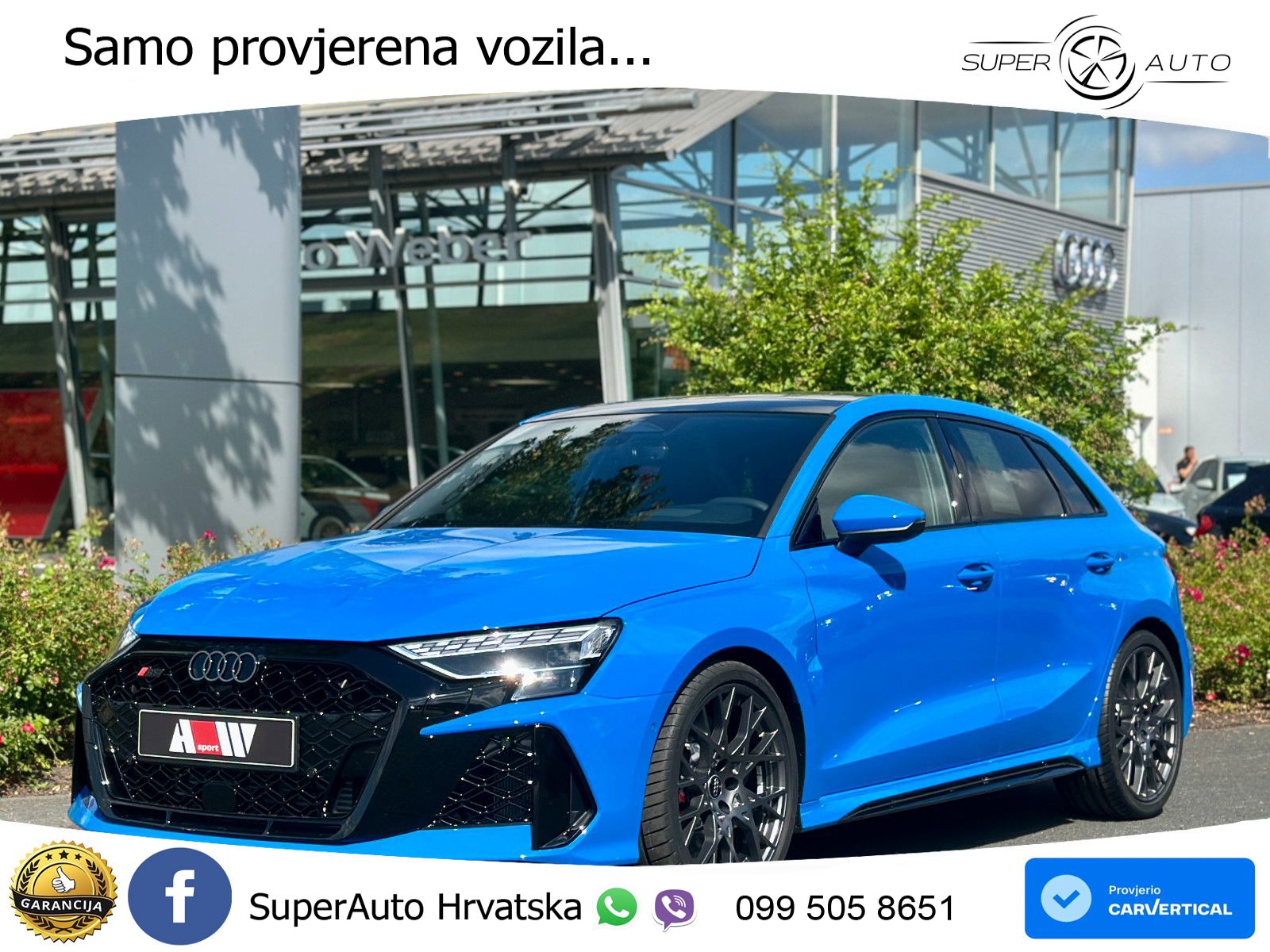 Audi RS3 Sedan 2.5 TFSI (400 KS) quattro S tronic LED+GR SJED+ACC