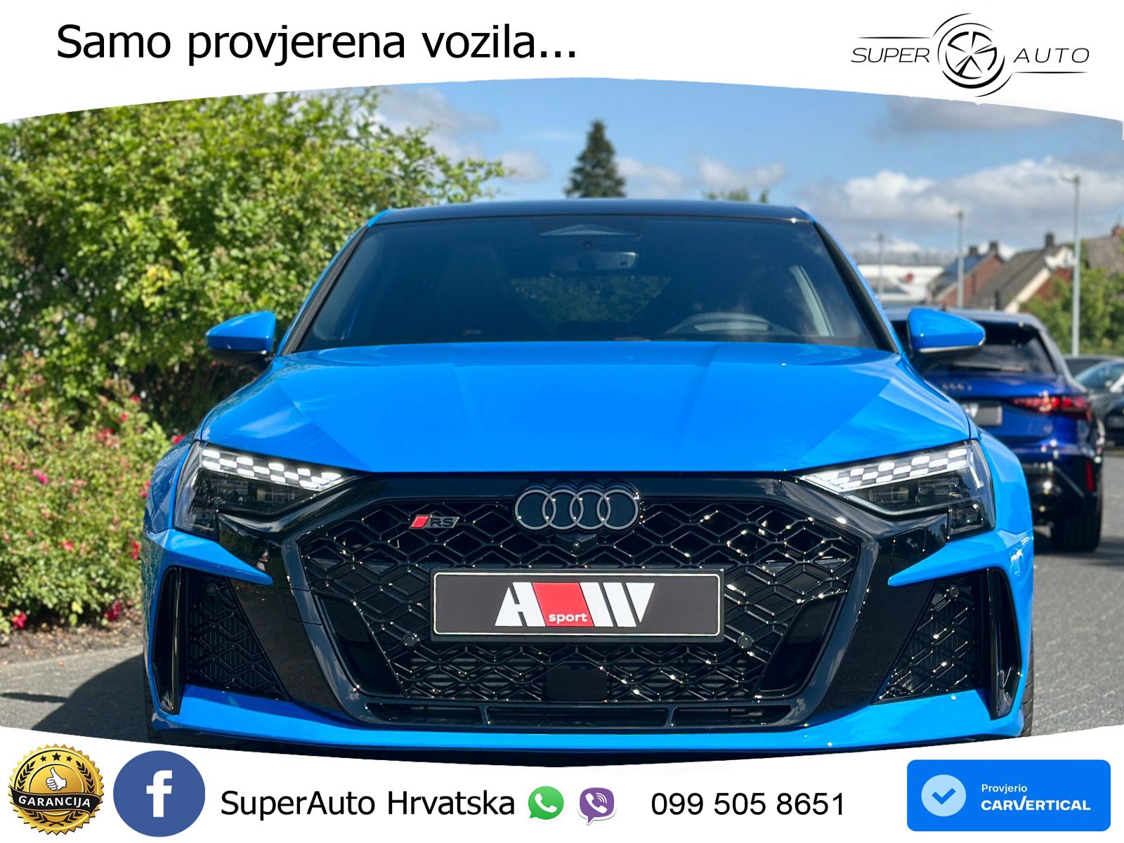 Audi RS3 Sedan 2.5 TFSI (400 KS) quattro S tronic LED+GR SJED+ACC