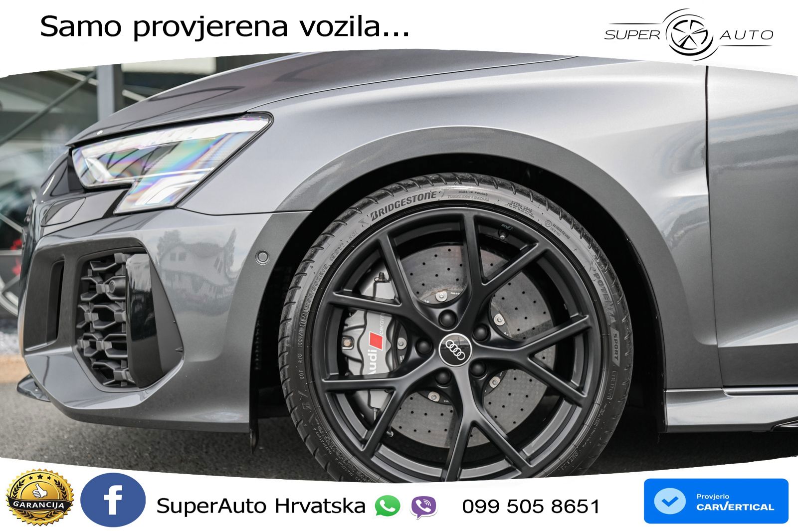 Audi RS3 Sedan 2.5 TFSI (400 KS) quattro S tronic LED+GR SJED+ACC