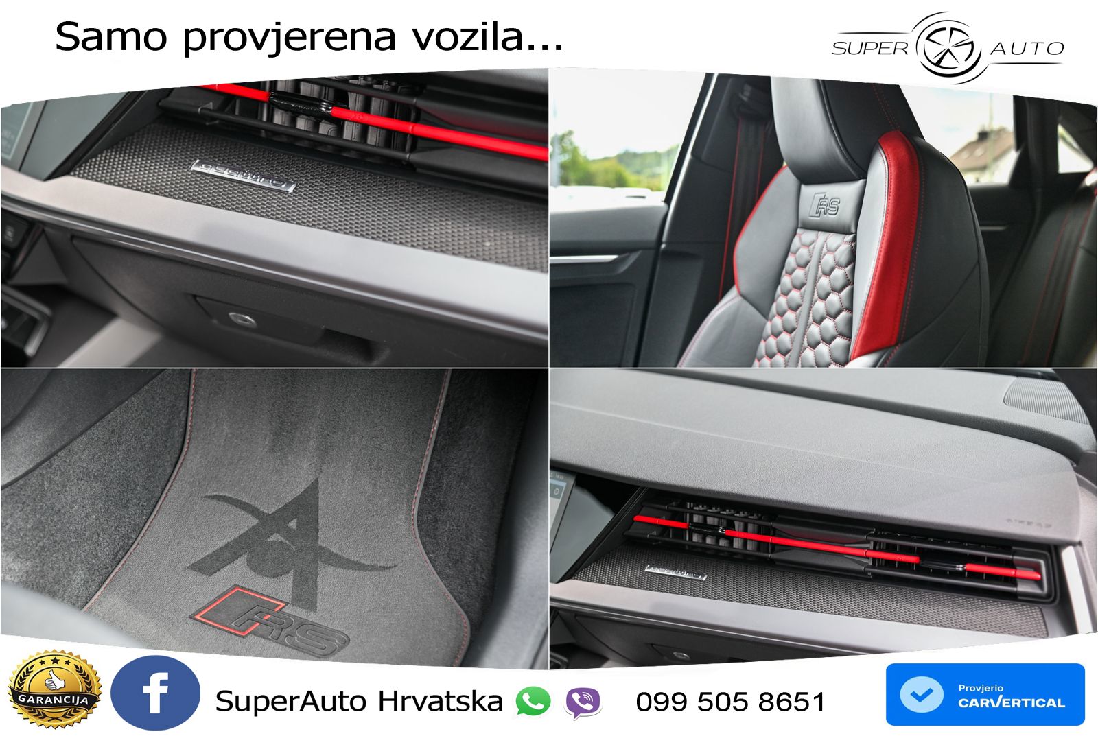 Audi RS3 Sedan 2.5 TFSI (400 KS) quattro S tronic LED+GR SJED+ACC