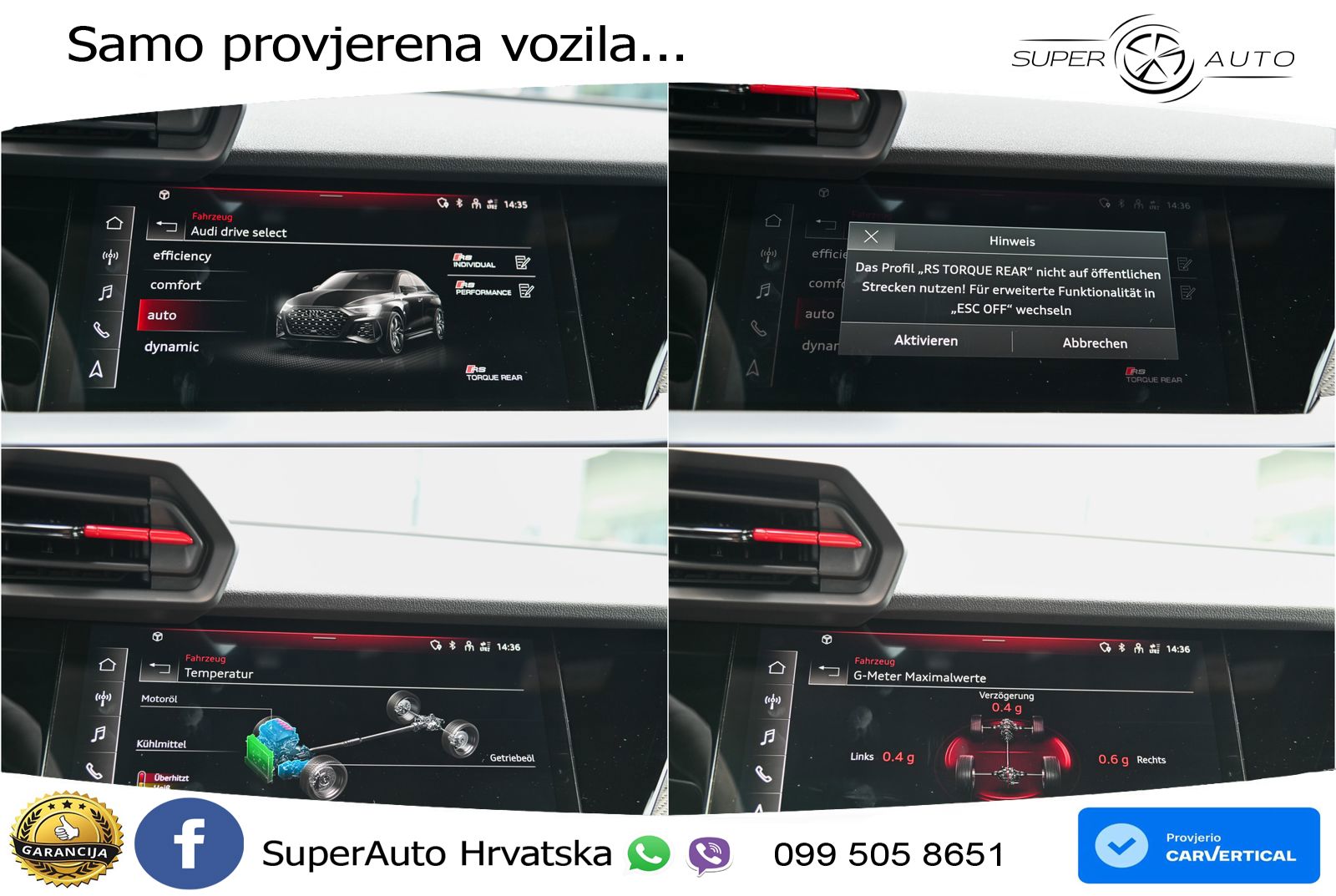 Audi RS3 Sedan 2.5 TFSI (400 KS) quattro S tronic LED+GR SJED+ACC