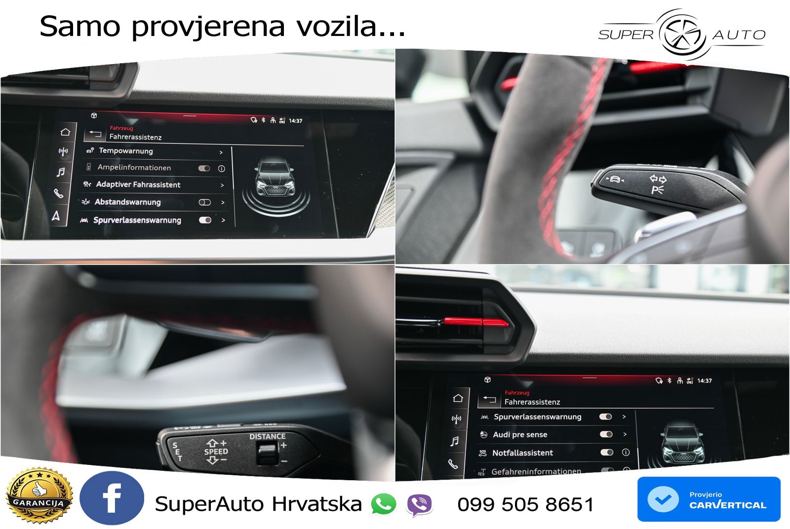 Audi RS3 Sedan 2.5 TFSI (400 KS) quattro S tronic LED+GR SJED+ACC