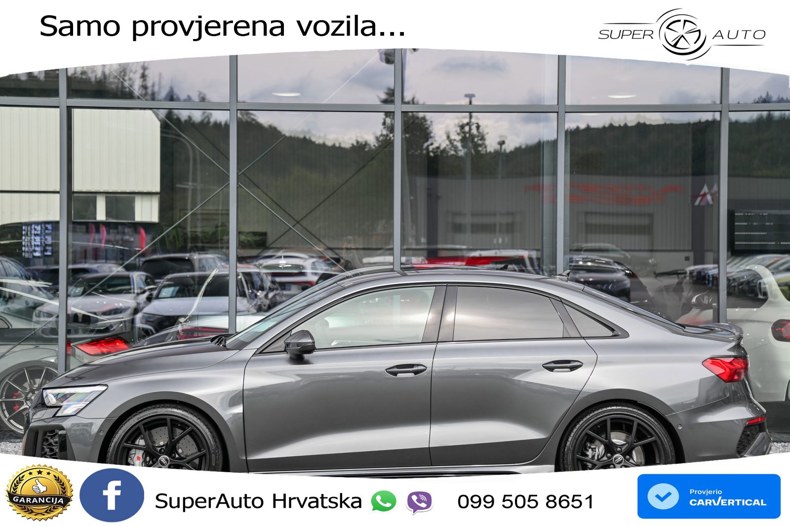 Audi RS3 Sedan 2.5 TFSI (400 KS) quattro S tronic LED+GR SJED+ACC