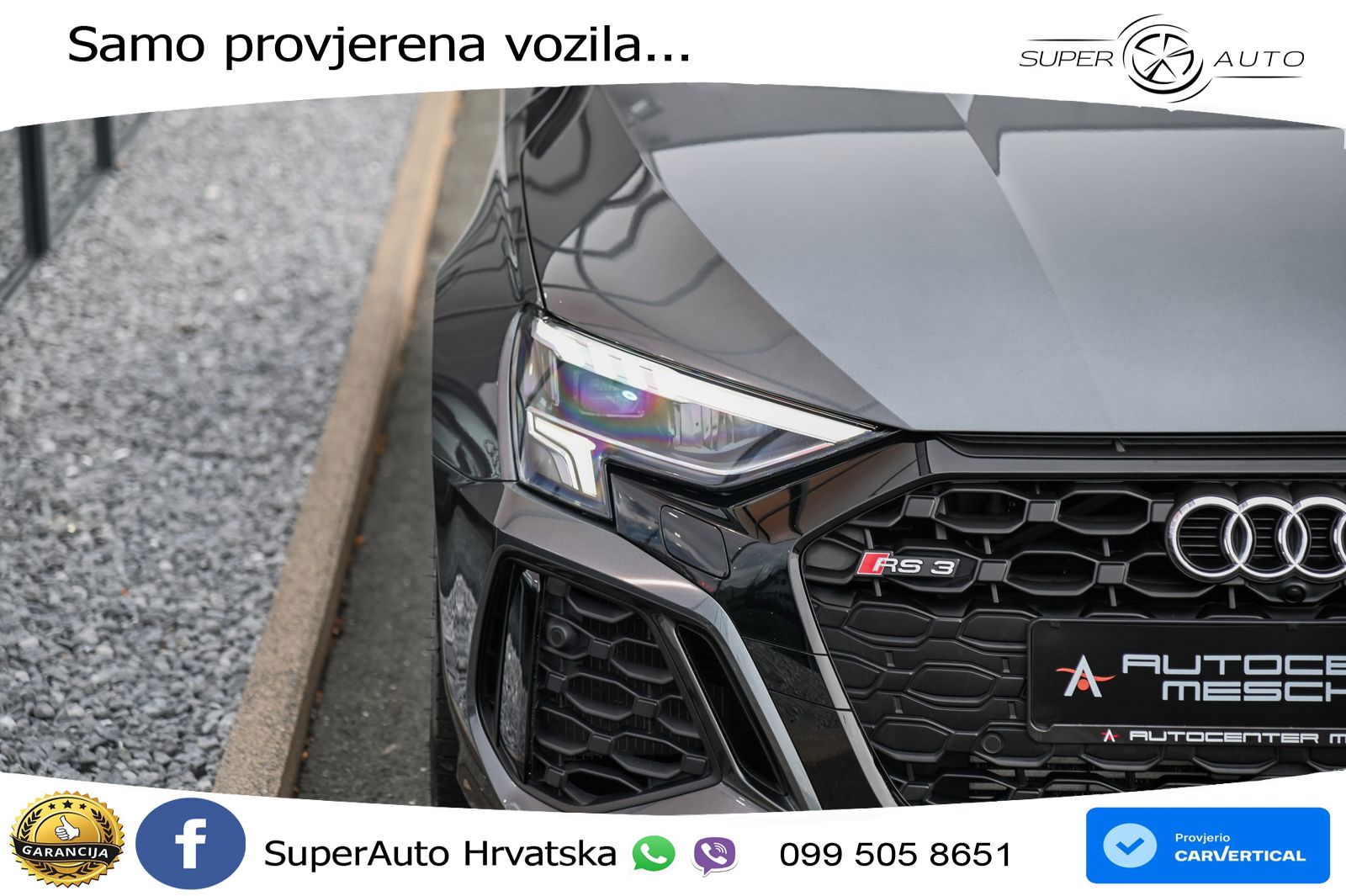 Audi RS3 Sedan 2.5 TFSI (400 KS) quattro S tronic LED+GR SJED+ACC