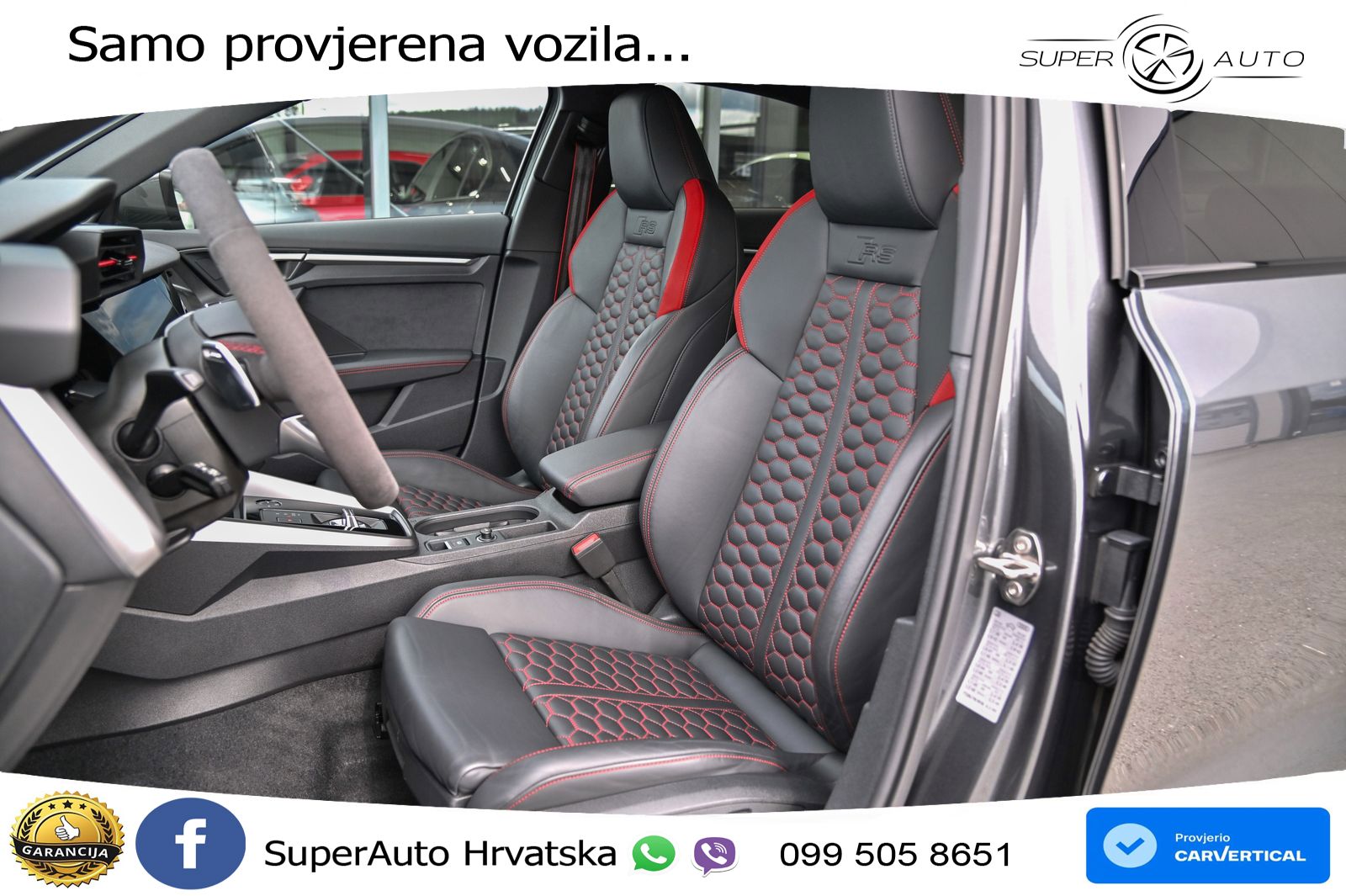 Audi RS3 Sedan 2.5 TFSI (400 KS) quattro S tronic LED+GR SJED+ACC