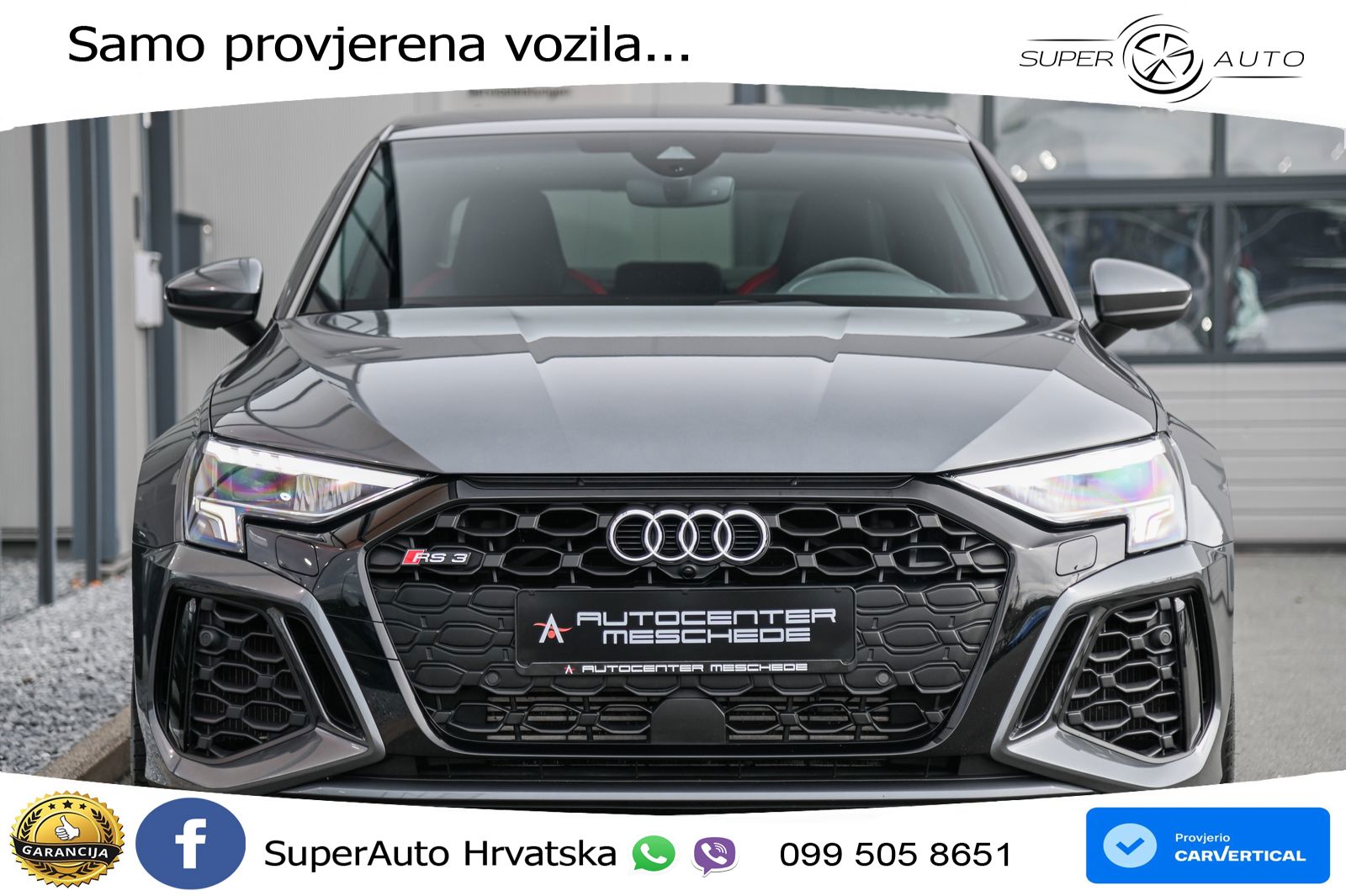 Audi RS3 Sedan 2.5 TFSI (400 KS) quattro S tronic LED+GR SJED+ACC