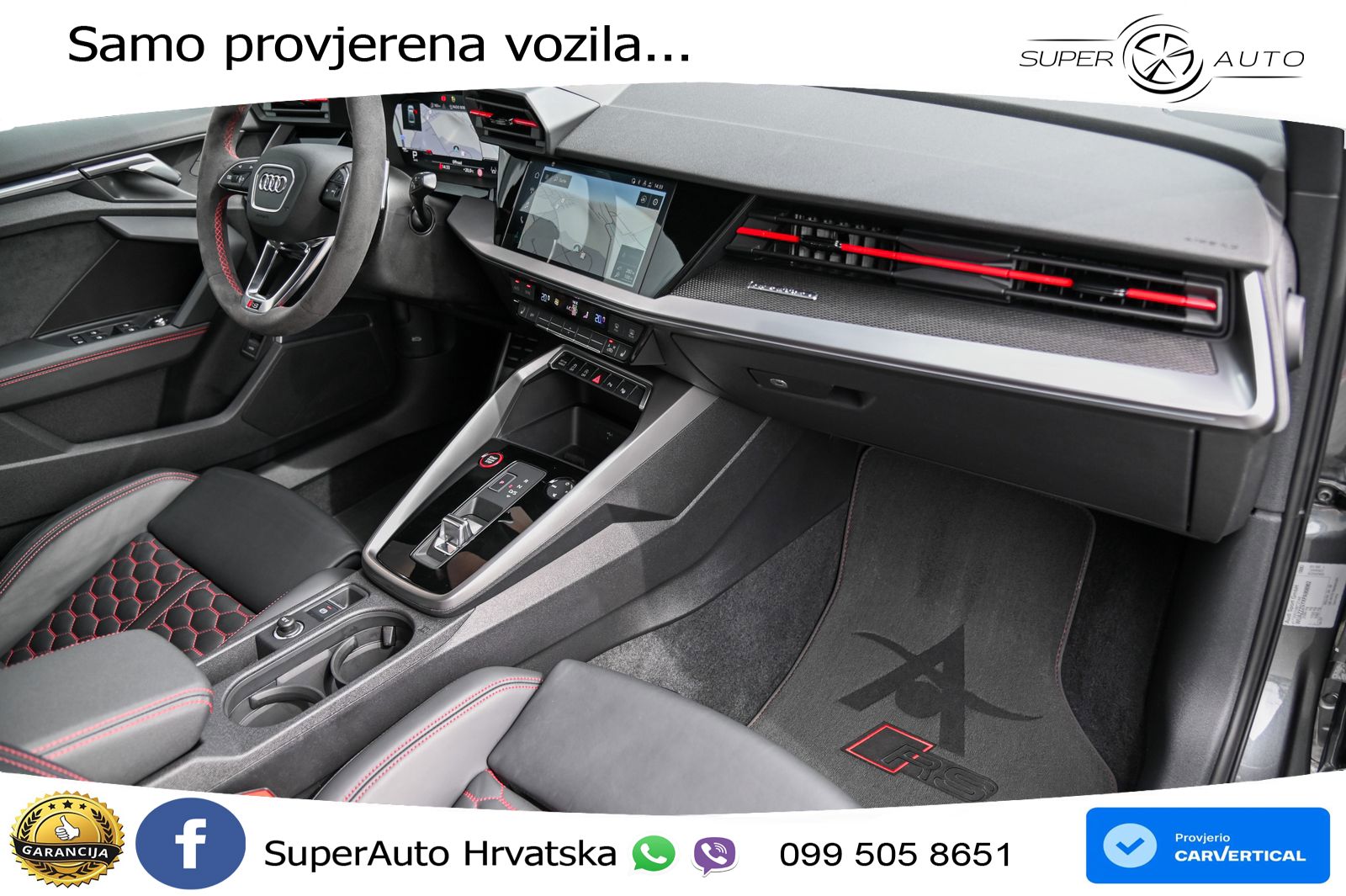 Audi RS3 Sedan 2.5 TFSI (400 KS) quattro S tronic LED+GR SJED+ACC