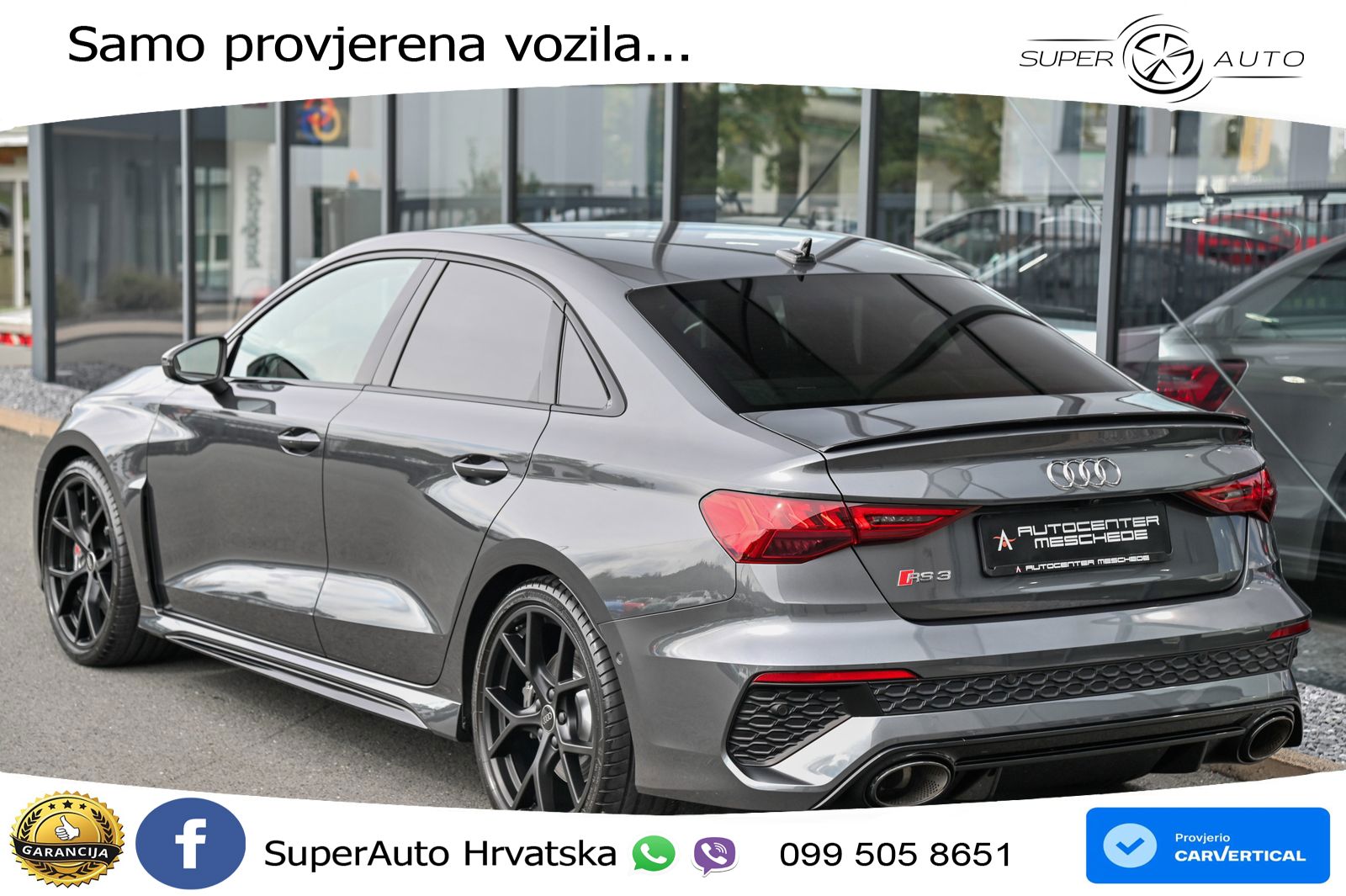 Audi RS3 Sedan 2.5 TFSI (400 KS) quattro S tronic LED+GR SJED+ACC