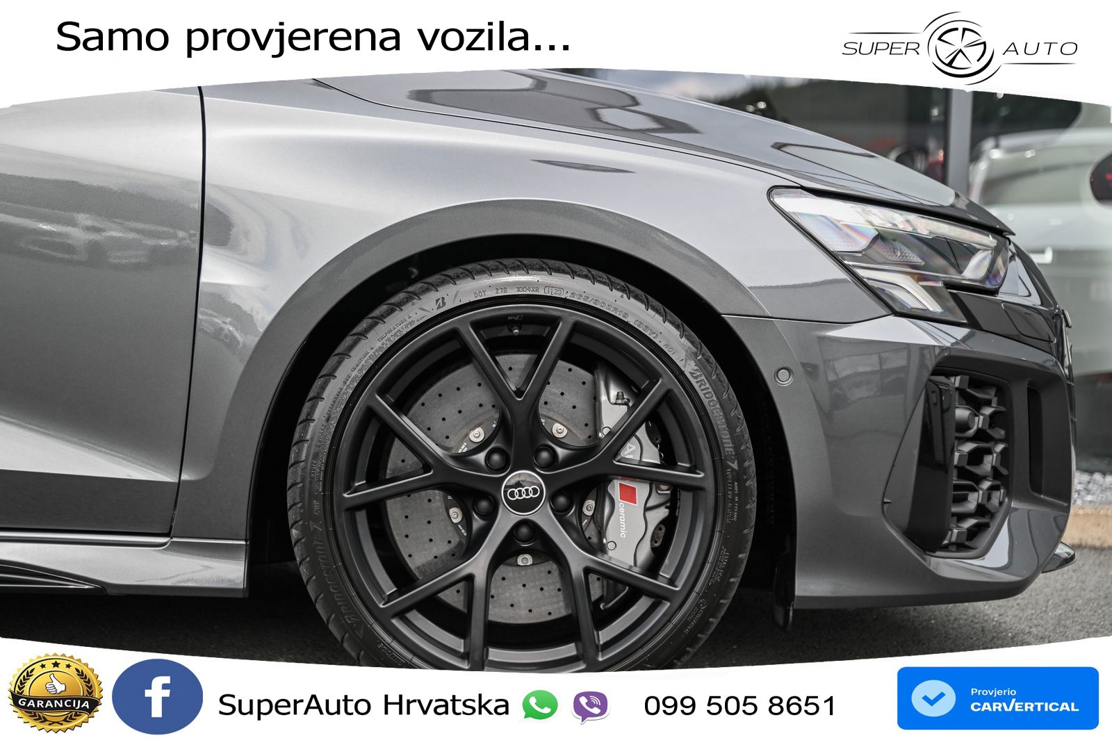 Audi RS3 Sedan 2.5 TFSI (400 KS) quattro S tronic LED+GR SJED+ACC