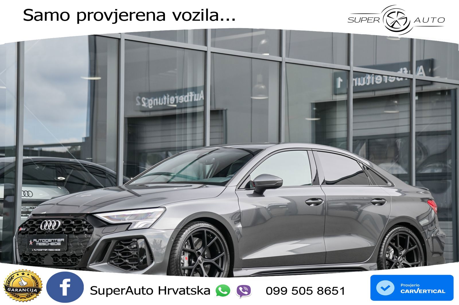 Audi RS3 Sedan 2.5 TFSI (400 KS) quattro S tronic LED+GR SJED+ACC