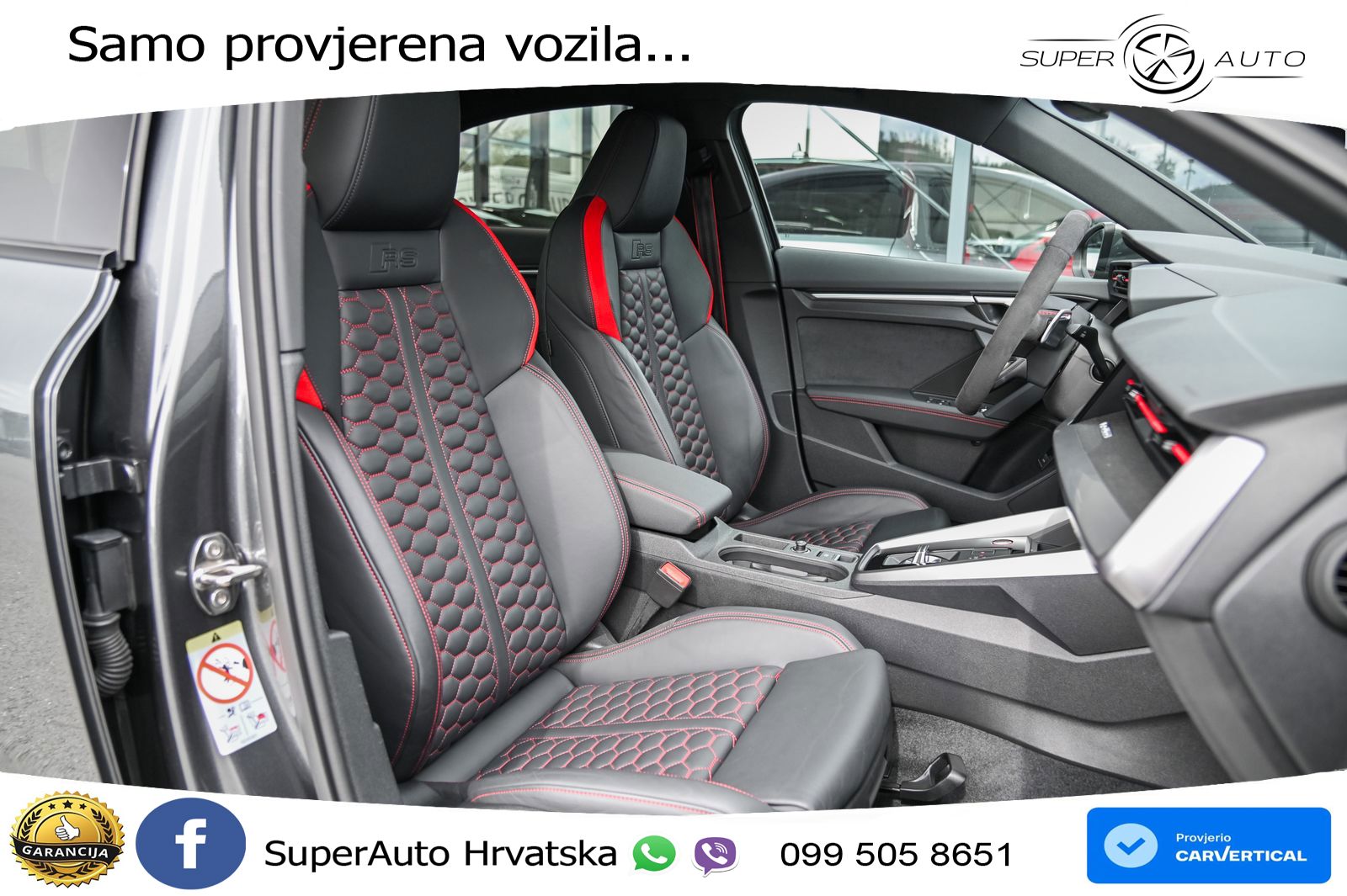 Audi RS3 Sedan 2.5 TFSI (400 KS) quattro S tronic LED+GR SJED+ACC