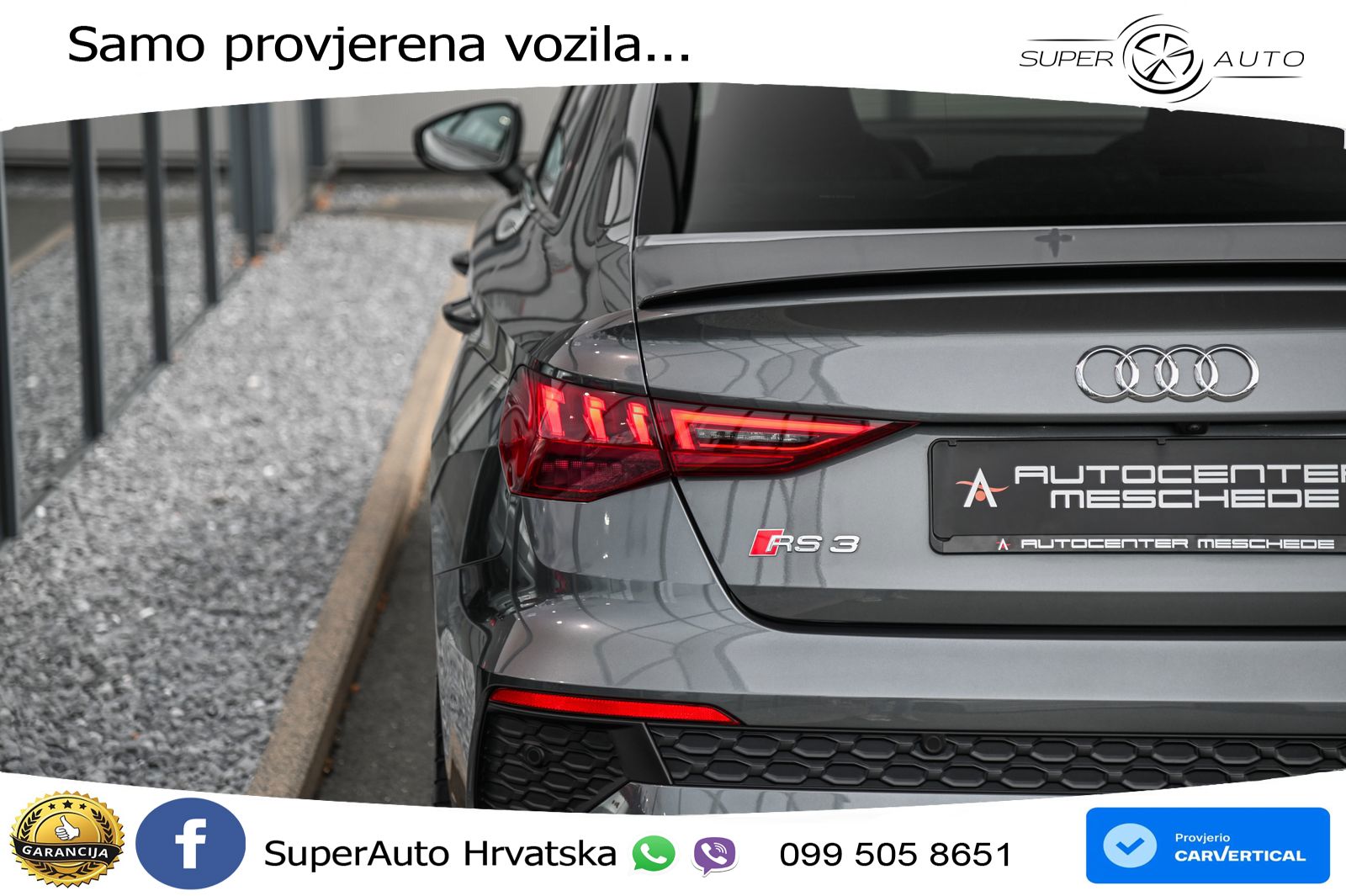 Audi RS3 Sedan 2.5 TFSI (400 KS) quattro S tronic LED+GR SJED+ACC