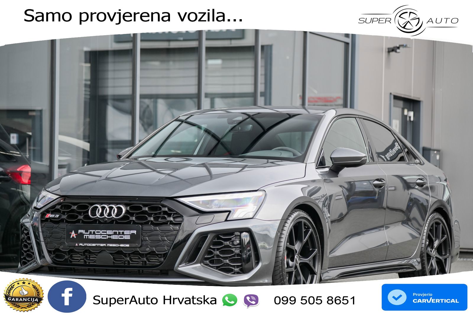 Audi RS3 Sedan 2.5 TFSI (400 KS) quattro S tronic LED+GR SJED+ACC