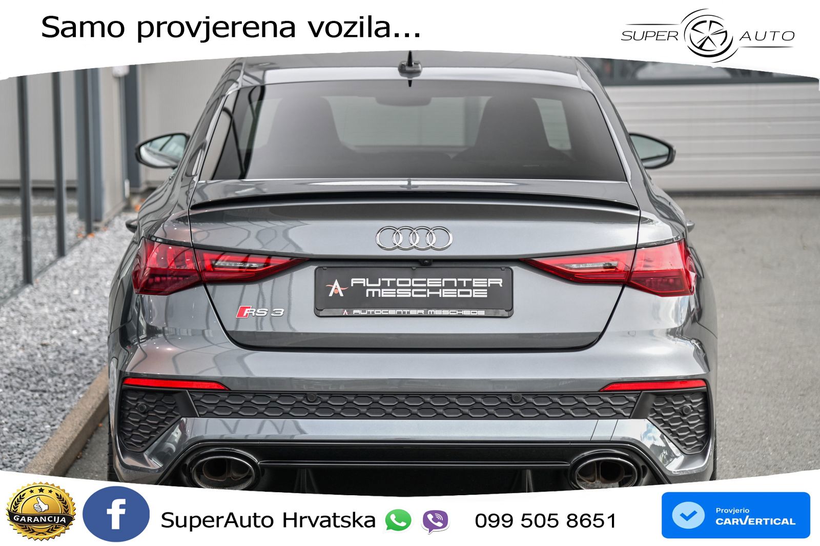 Audi RS3 Sedan 2.5 TFSI (400 KS) quattro S tronic LED+GR SJED+ACC