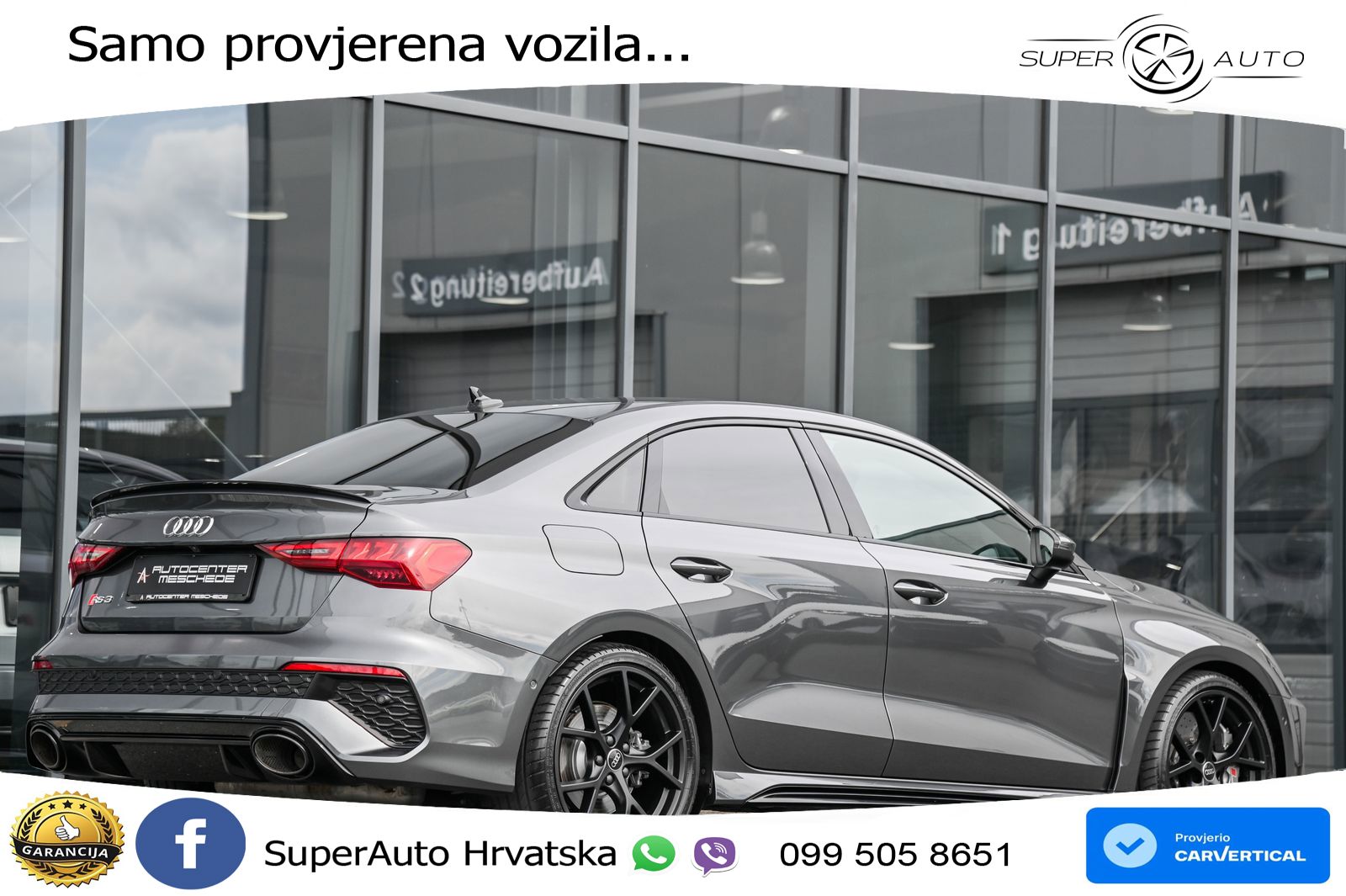 Audi RS3 Sedan 2.5 TFSI (400 KS) quattro S tronic LED+GR SJED+ACC