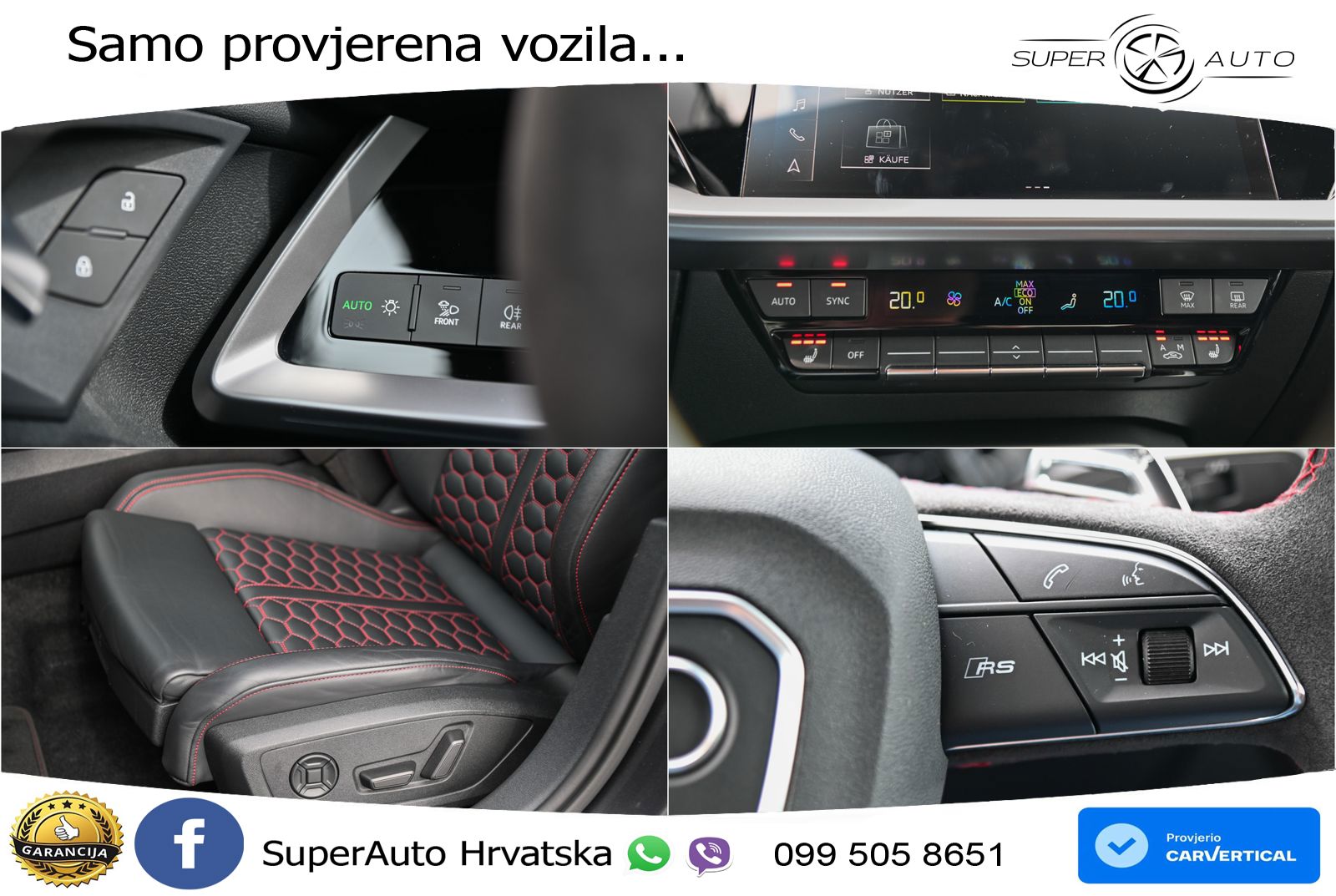 Audi RS3 Sedan 2.5 TFSI (400 KS) quattro S tronic LED+GR SJED+ACC