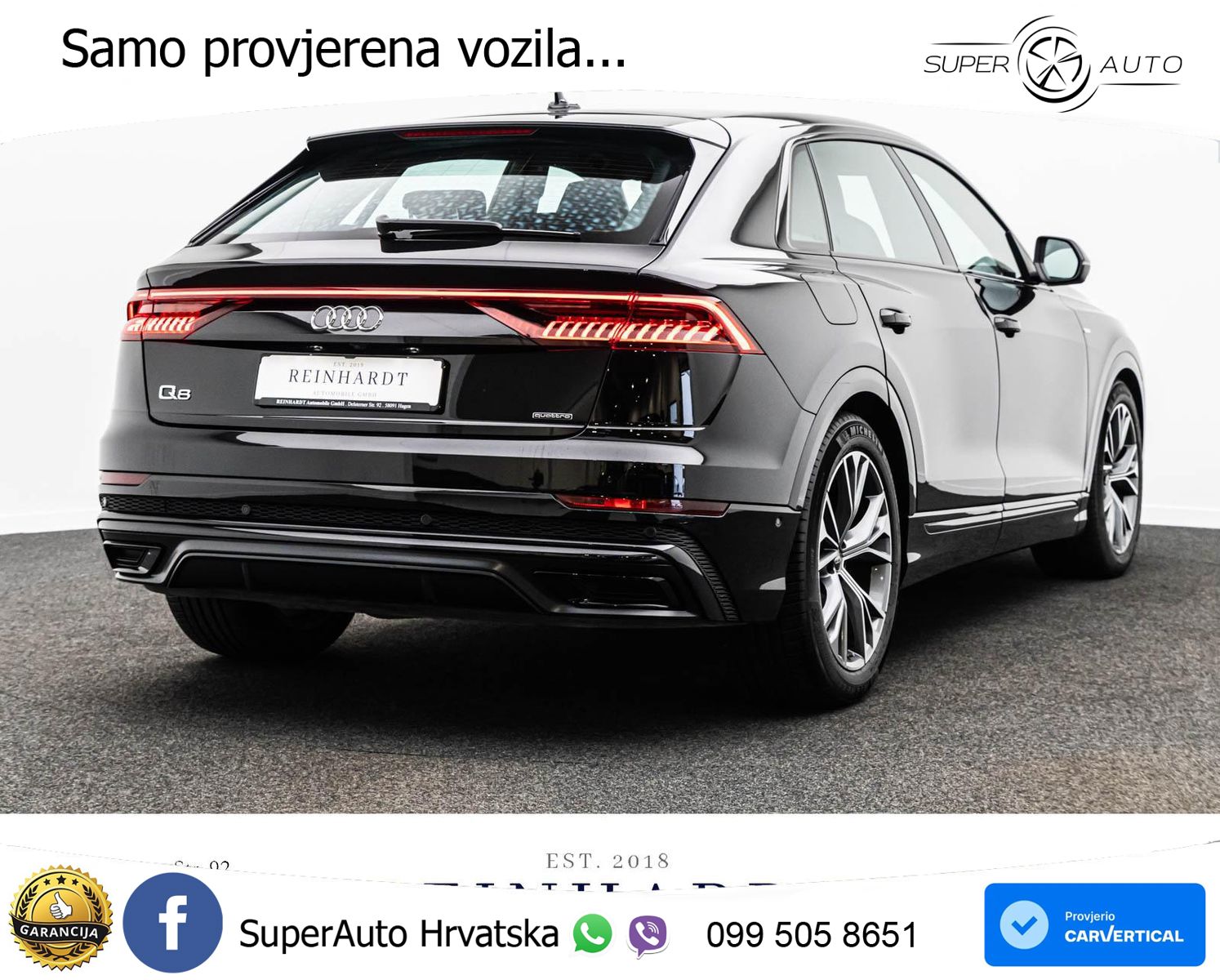 Audi Q8 50 TDI V6 (286 KS) quattro Tiptronic