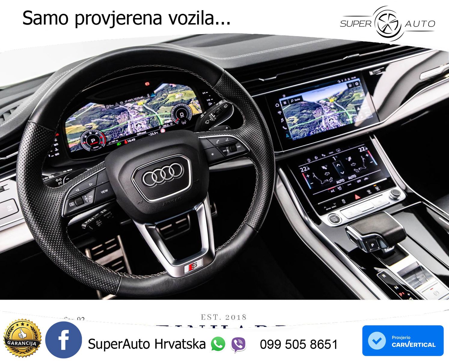 Audi Q8 50 TDI V6 (286 KS) quattro Tiptronic