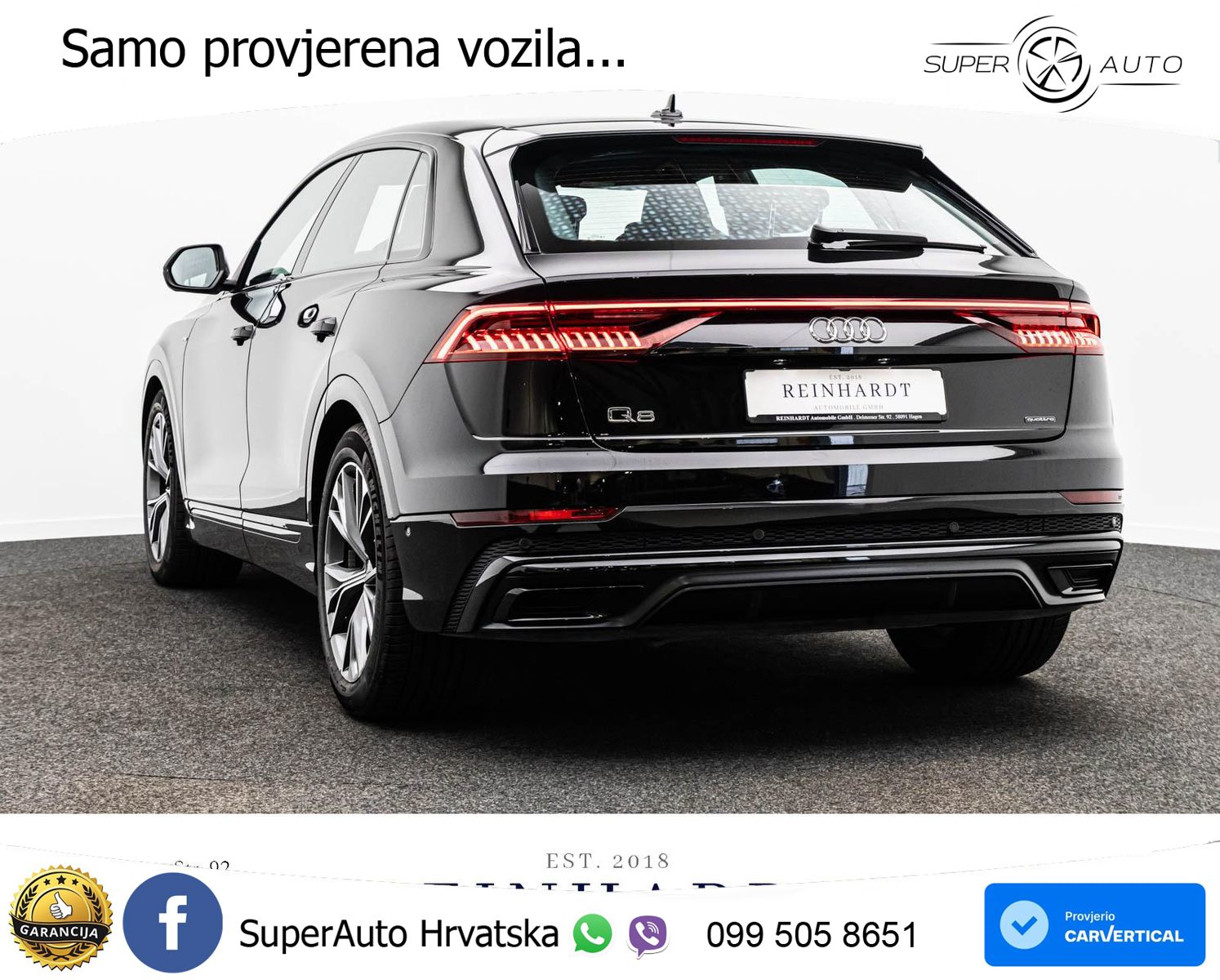 Audi Q8 50 TDI V6 (286 KS) quattro Tiptronic