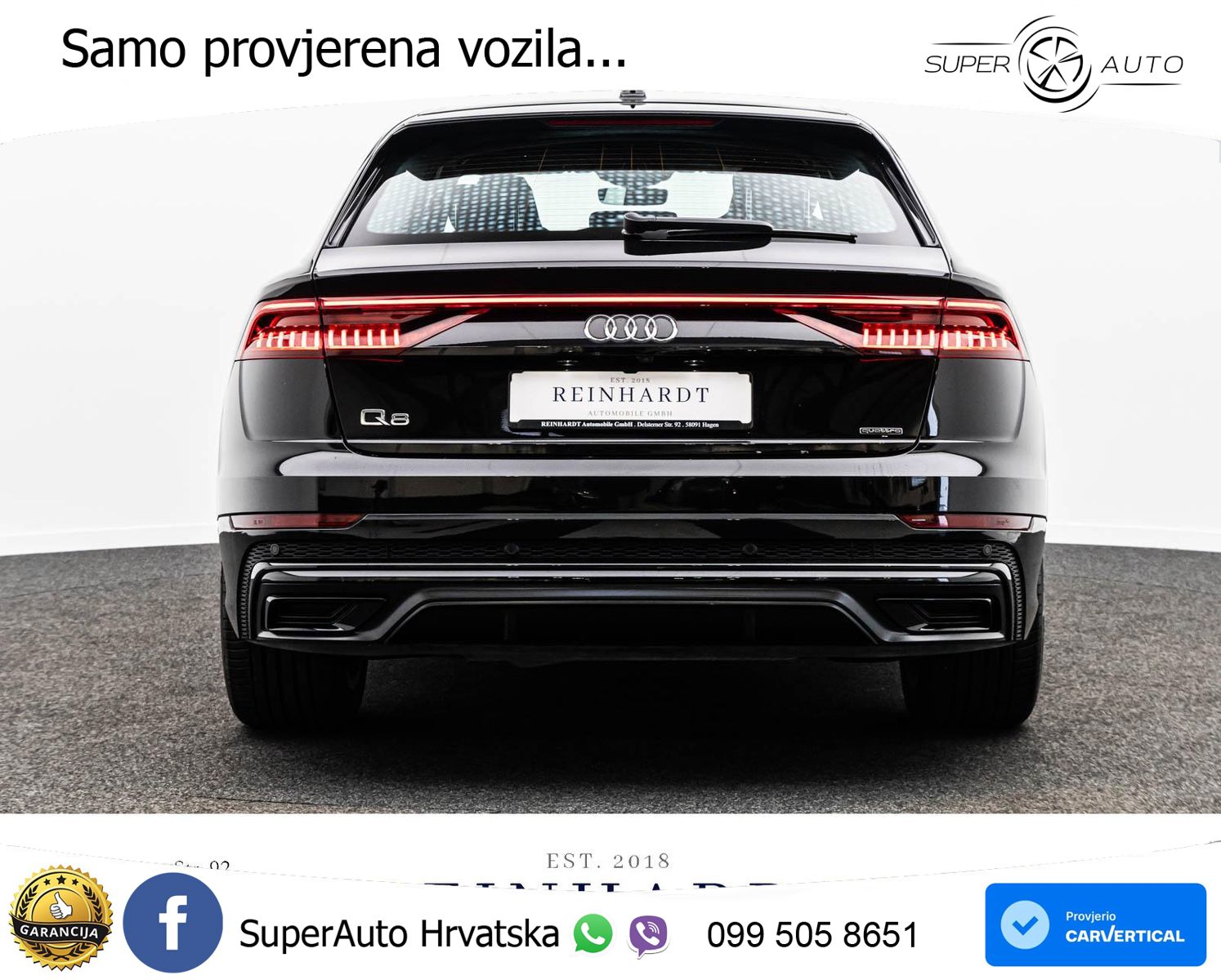 Audi Q8 50 TDI V6 (286 KS) quattro Tiptronic