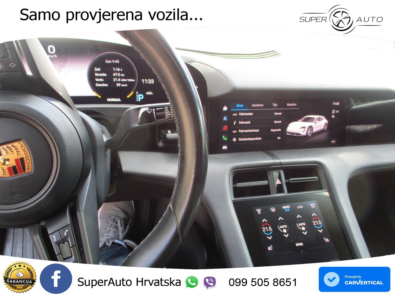 Porsche Taycan Cross Turismo 4 93.4 kWh (476 KS) LED+GR SJED+ACC