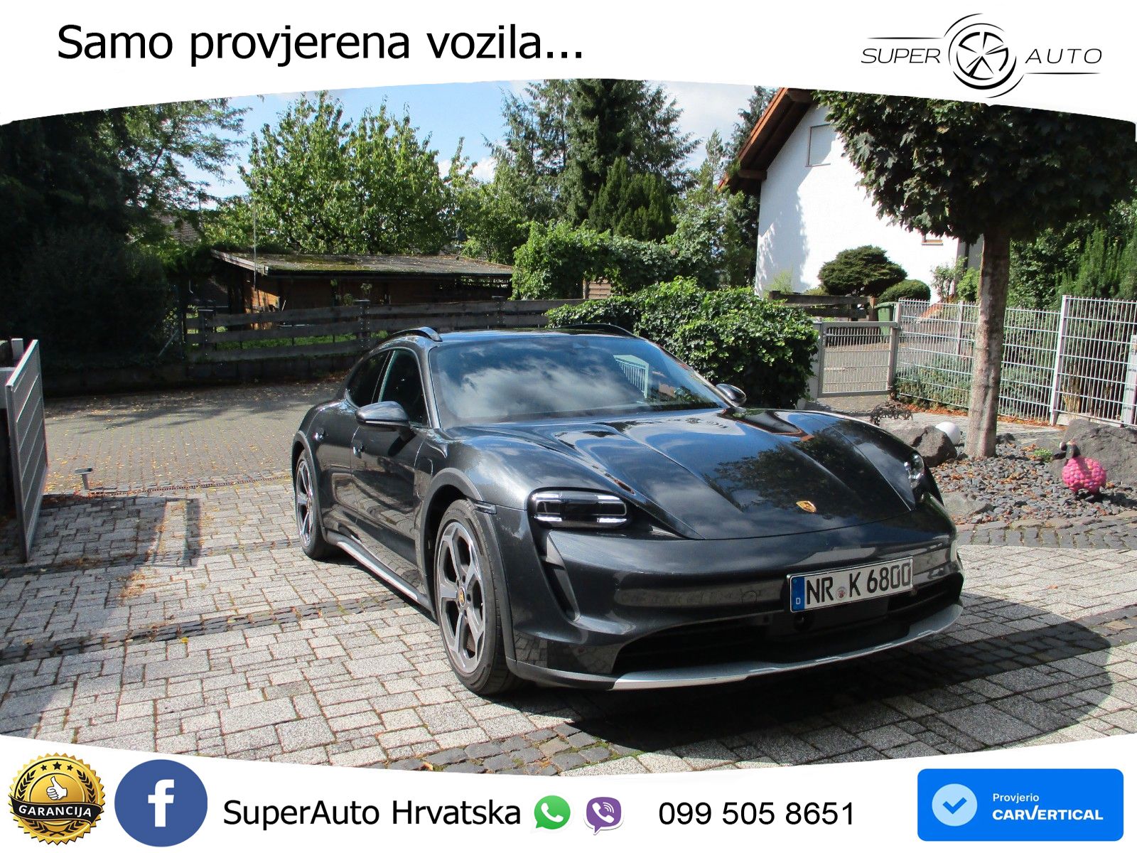 Porsche Taycan Cross Turismo 4 93.4 kWh (476 KS) LED+GR SJED+ACC
