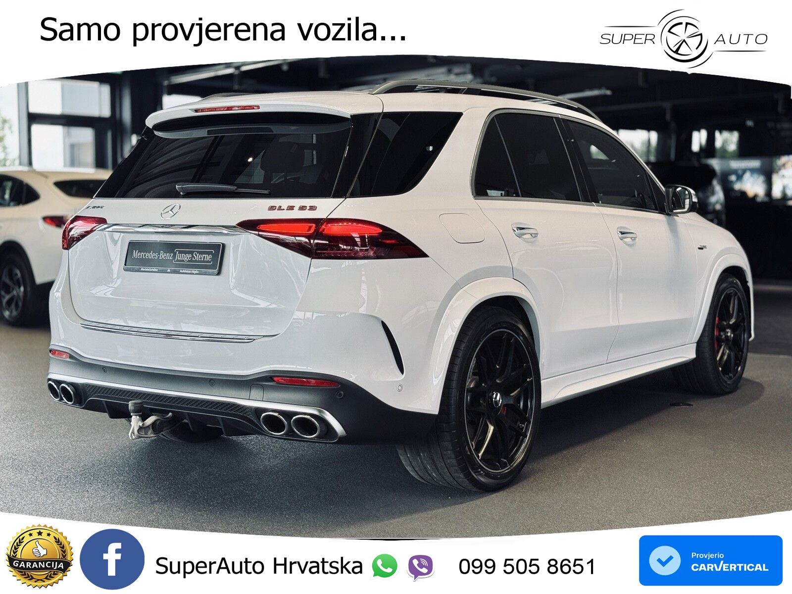 Mercedes AMG GLE 53 (544 KS) Hybrid 4MATIC+ 9G-TRONIC LED+GR SJED+ACC